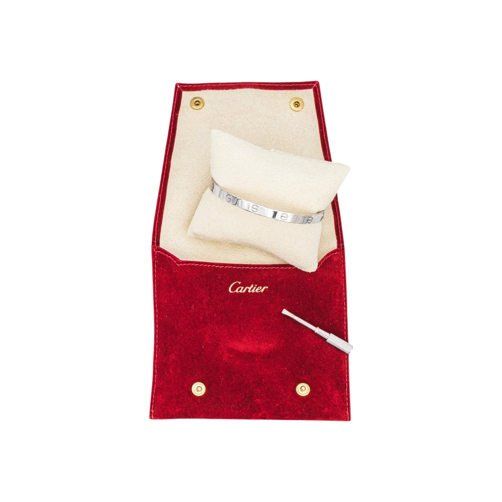 Cartier Bangle Bracelet Love White gold  - Image 3