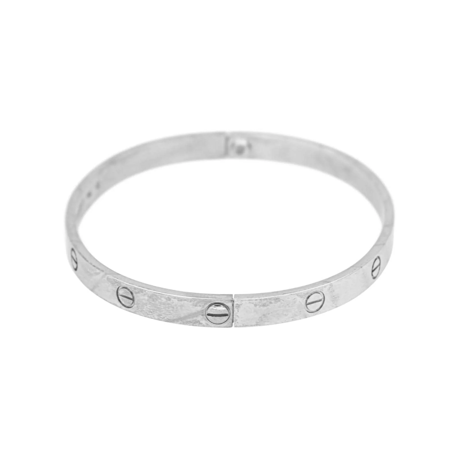 Cartier Bangle Bracelet Love White gold  - Image 5