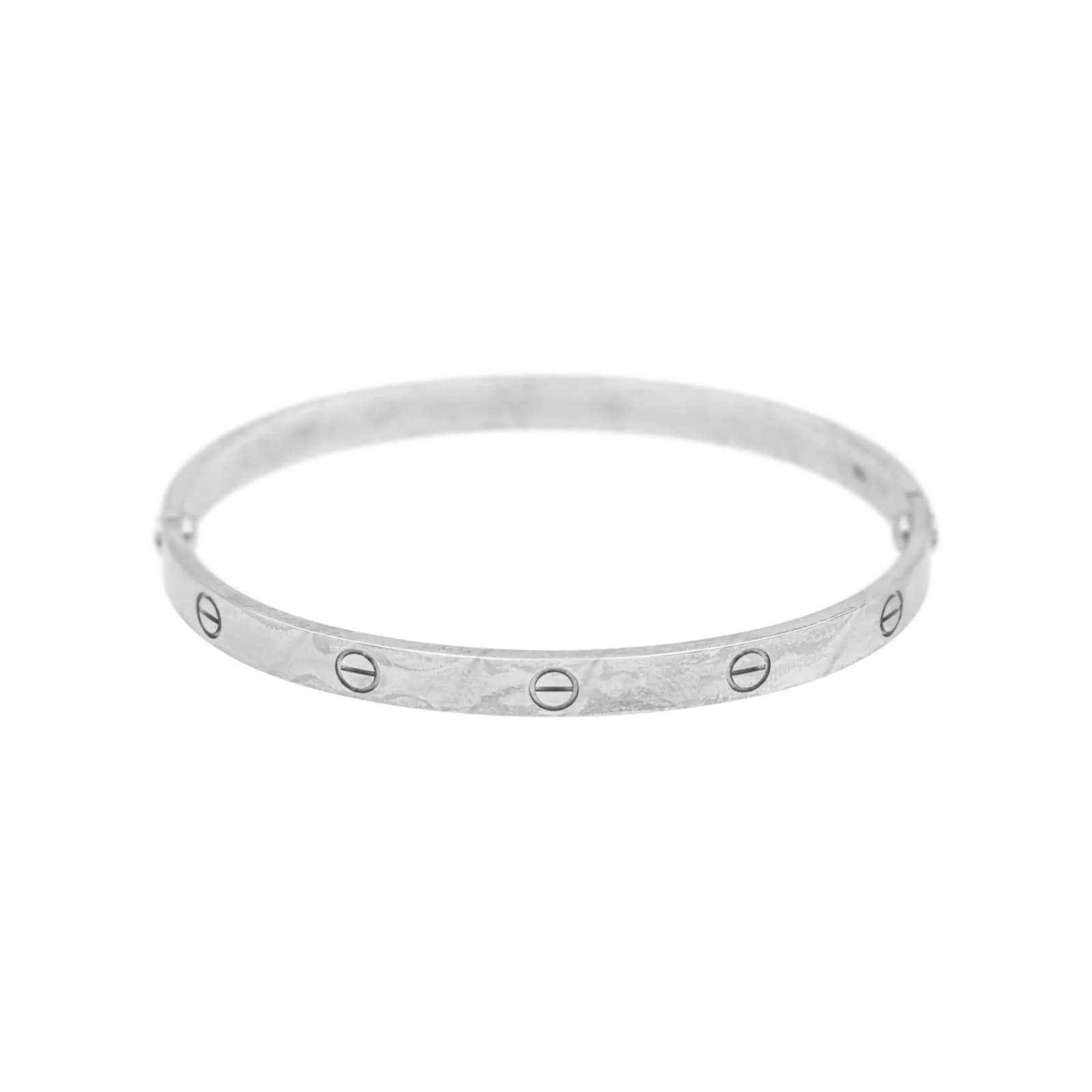 Cartier Bangle Bracelet Love White gold  - Image 6