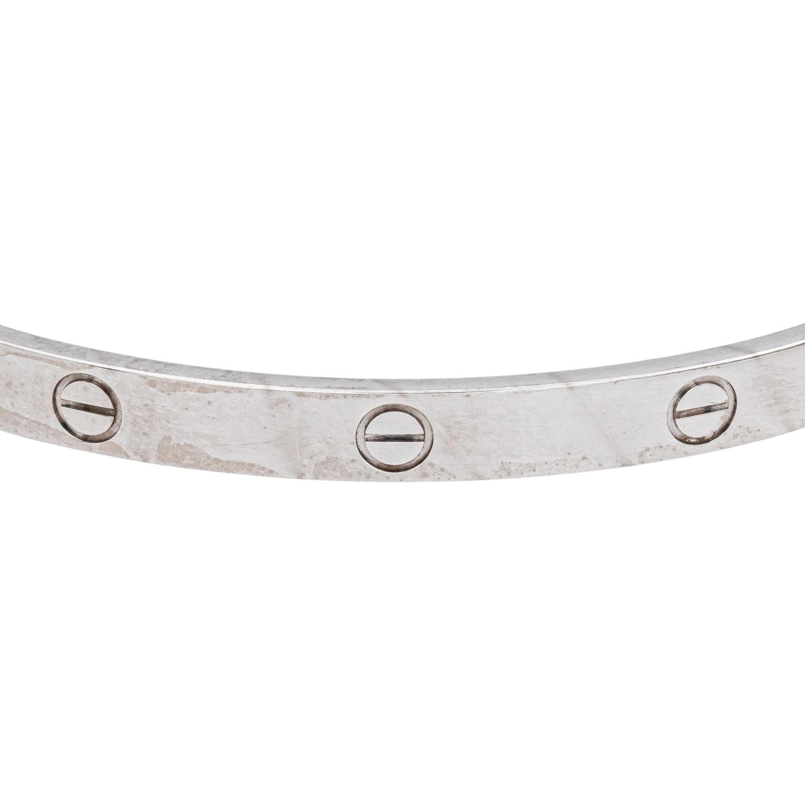 Cartier Bangle Bracelet Love White gold  - Image 8