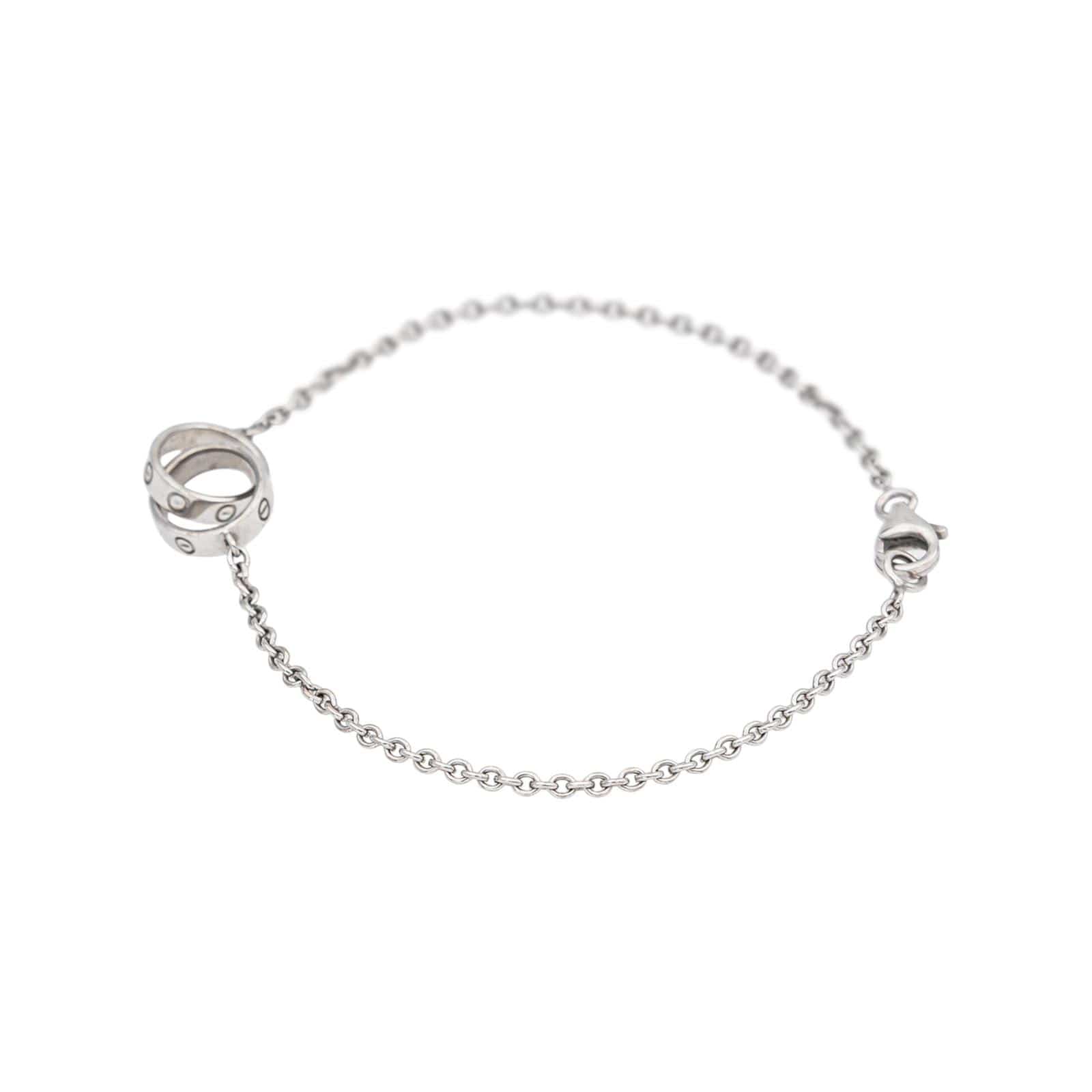 Cartier Bracelet Love Or blanc - Image 4