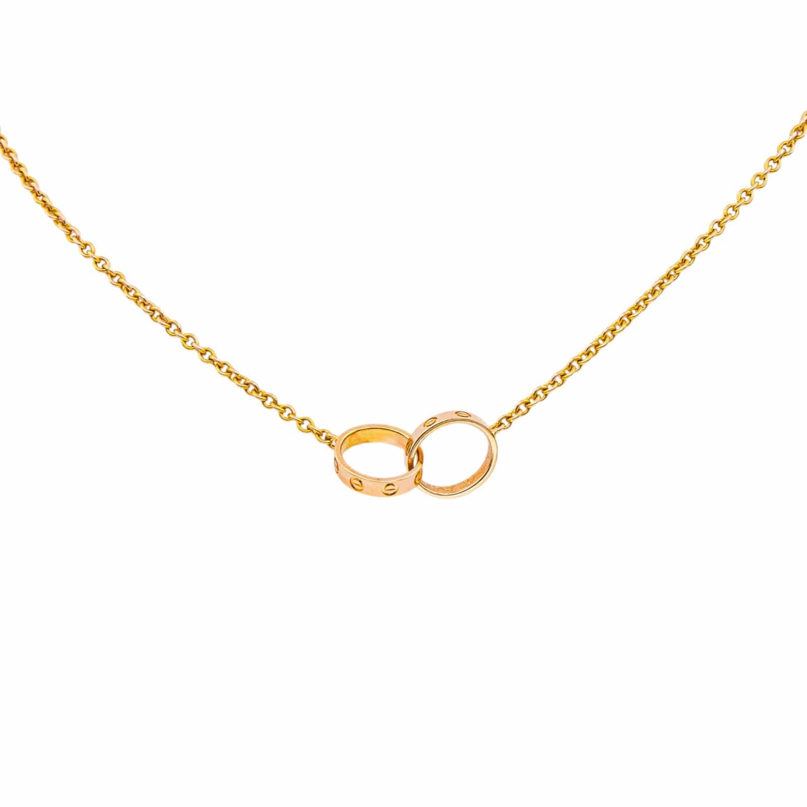 Cartier Necklace Love Rose gold 