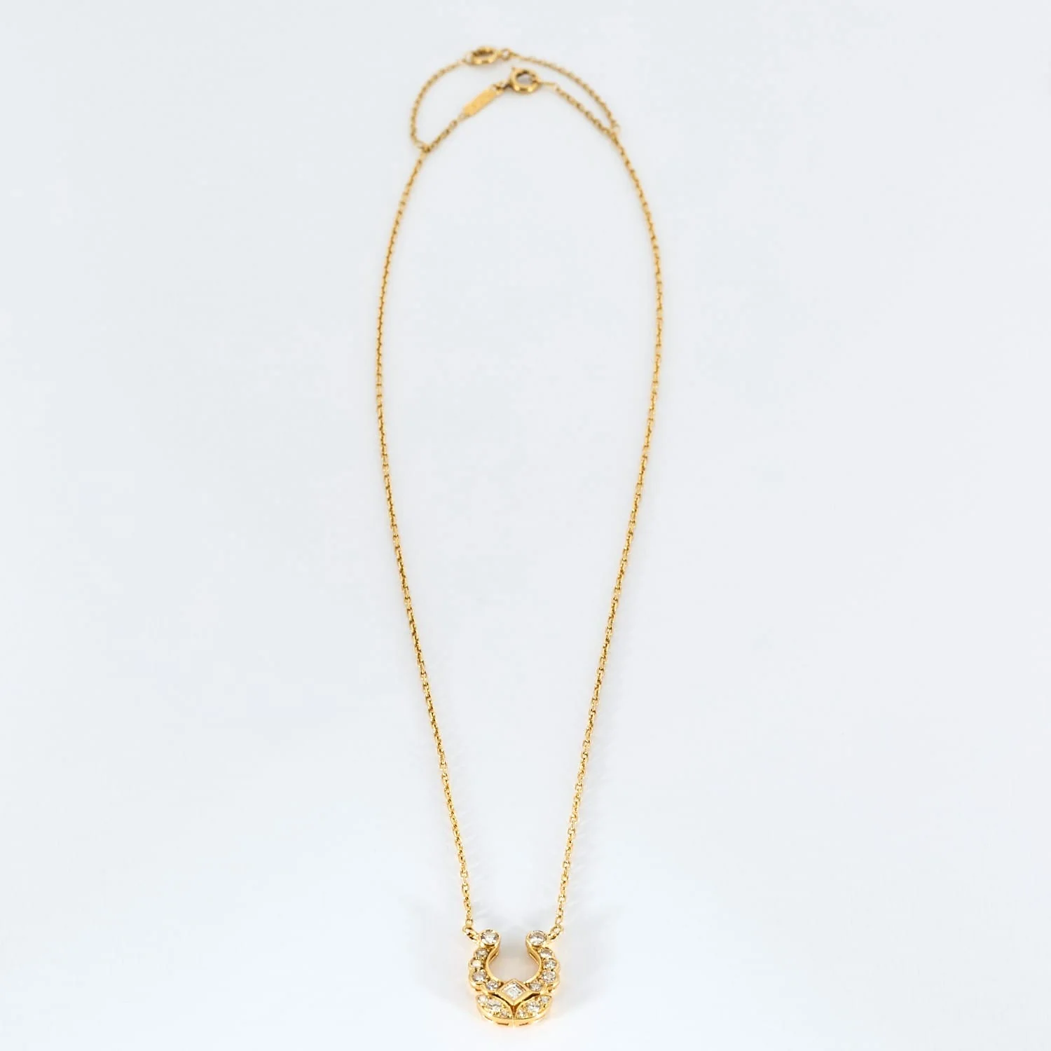 CARTIER - Yellow gold and diamond necklace - Image 3