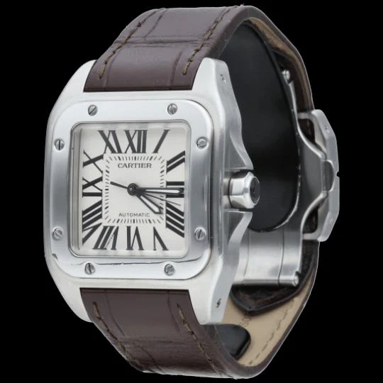 Cartier Santos 100 watch - Image 3