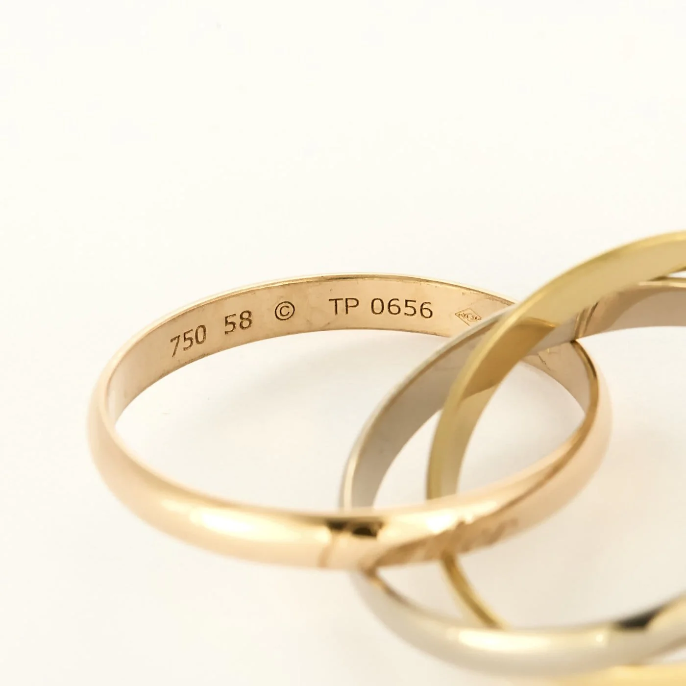 CARTIER - Trinity- Small model - Three-gold ring  - Image 7
