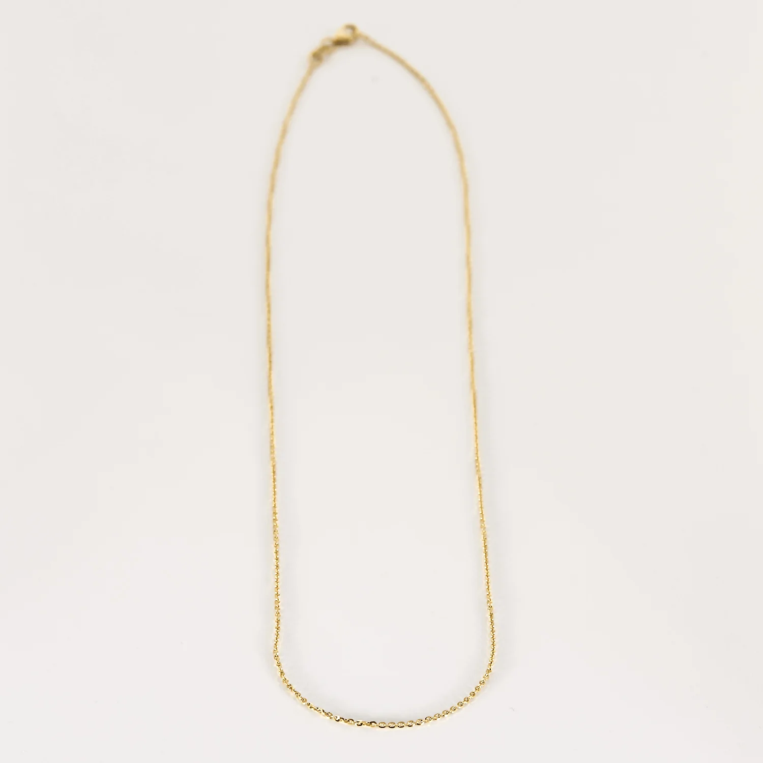 Yellow gold chain with Link forçat  - Image 3