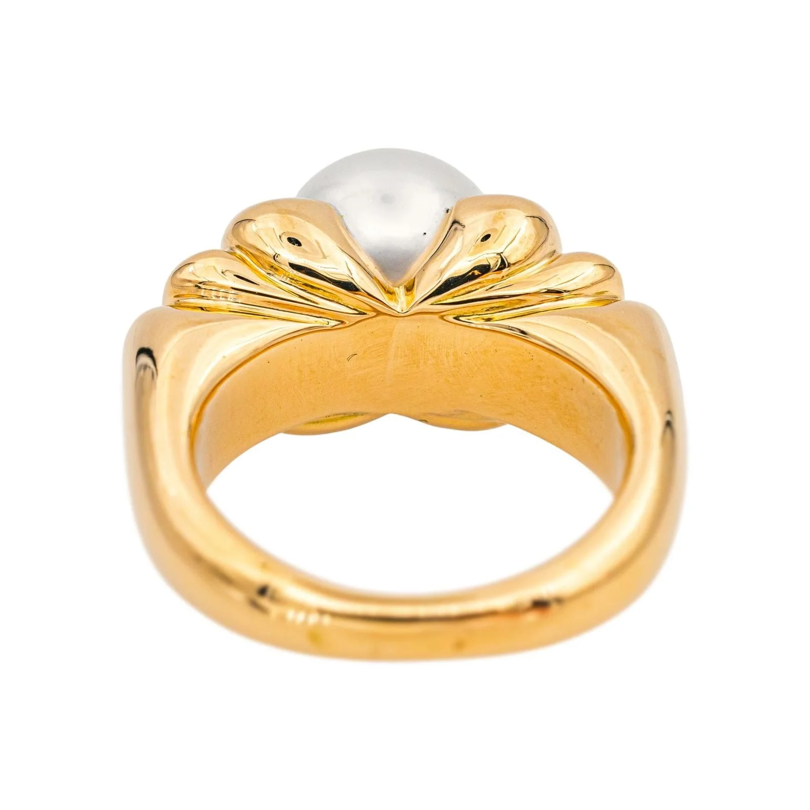 Chaumet Yellow gold Pearl Ring  - Image 5