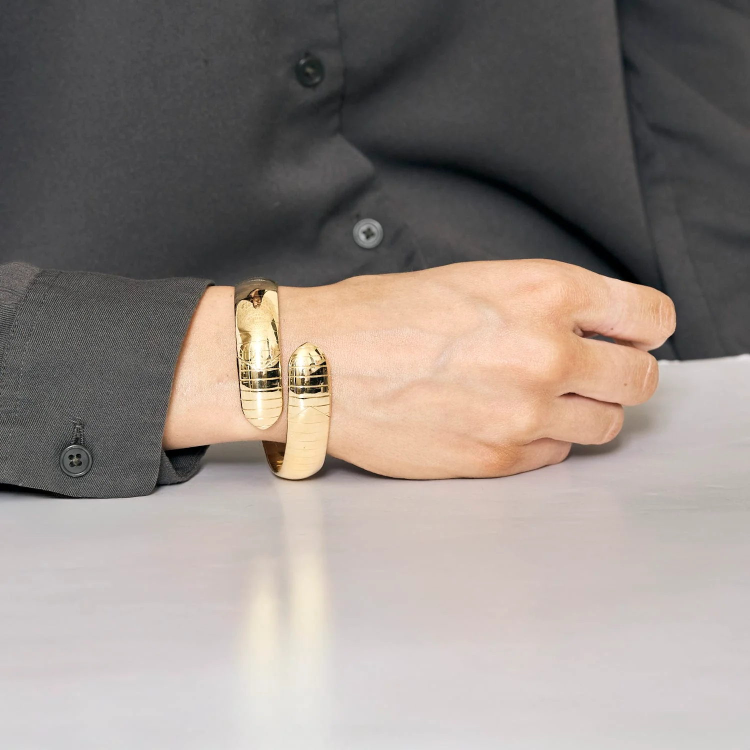 CHAUMET - Feather - Yellow gold bracelet - Image 2