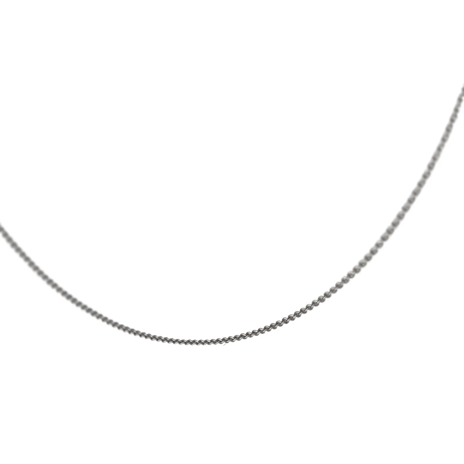 White Gold Chain Necklace  - Image 5