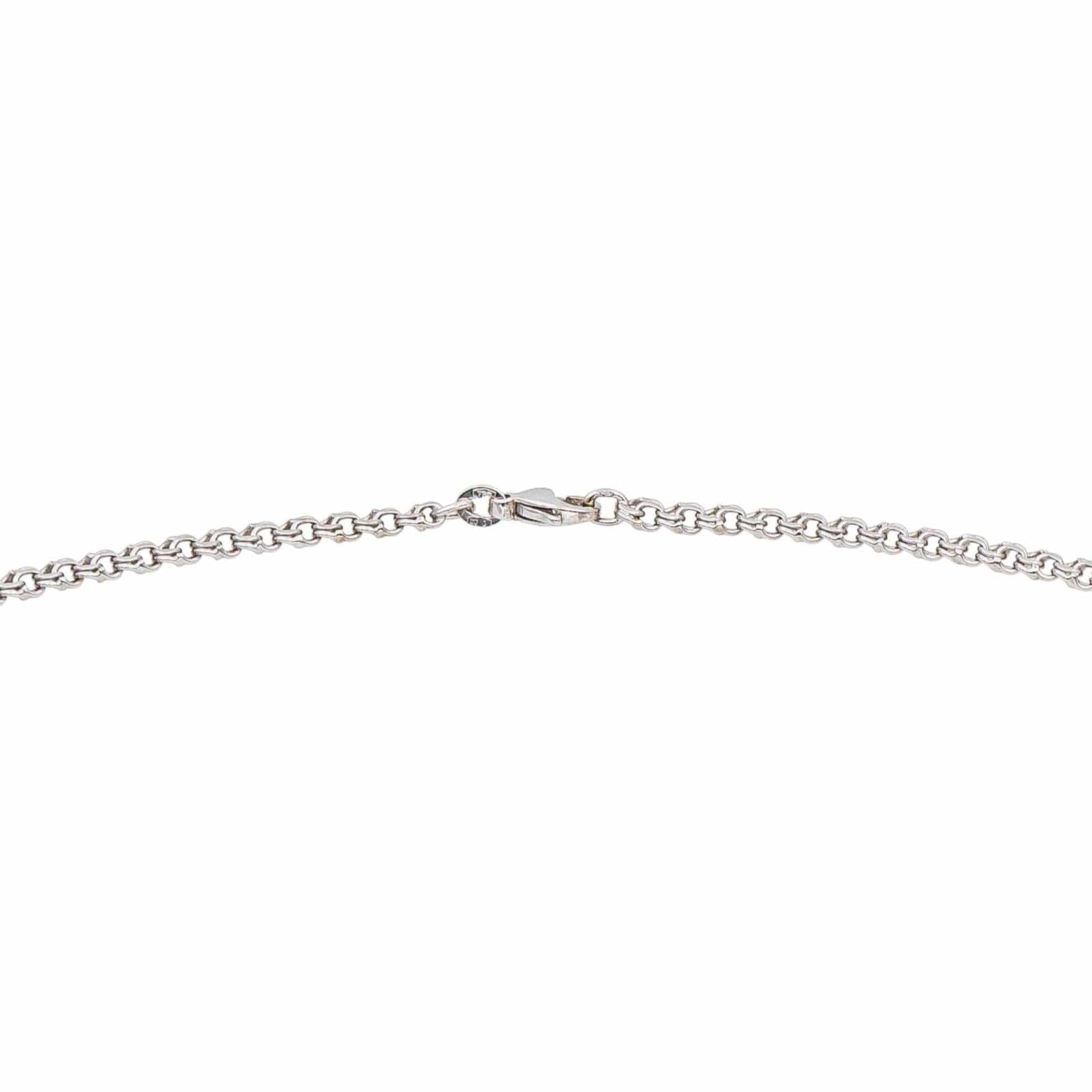 White gold forçat necklace Link  - Image 5