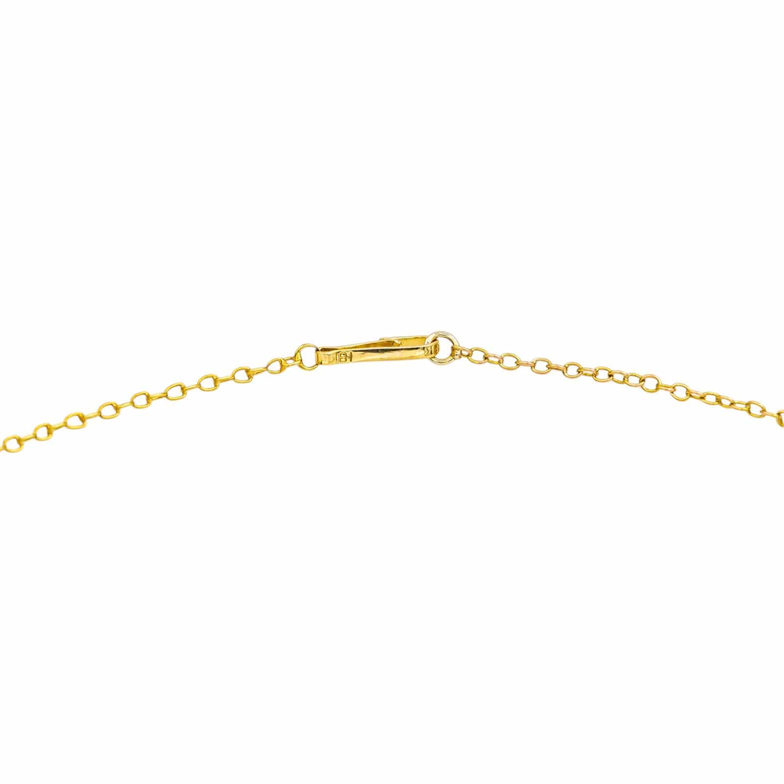 Necklace Link forçat Yellow gold  - Image 4