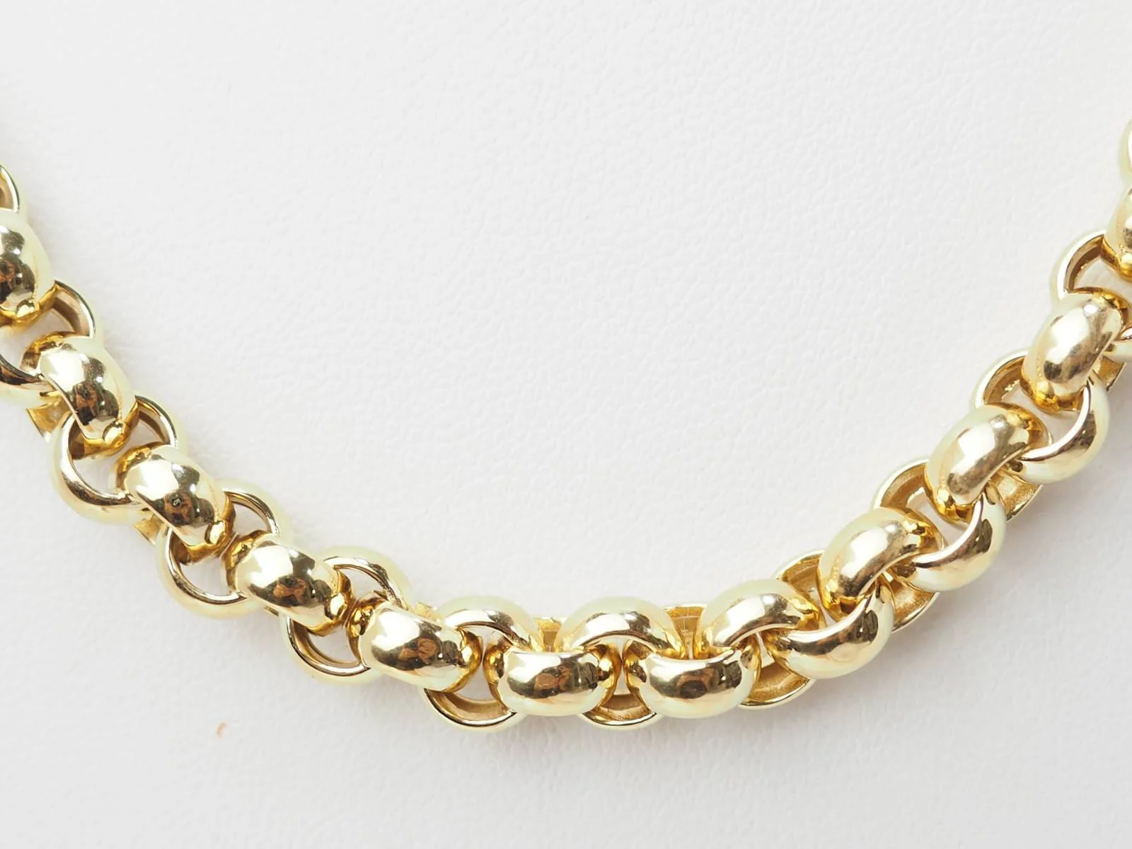Necklace Link jaseron in 18K yellow gold  - Image 7