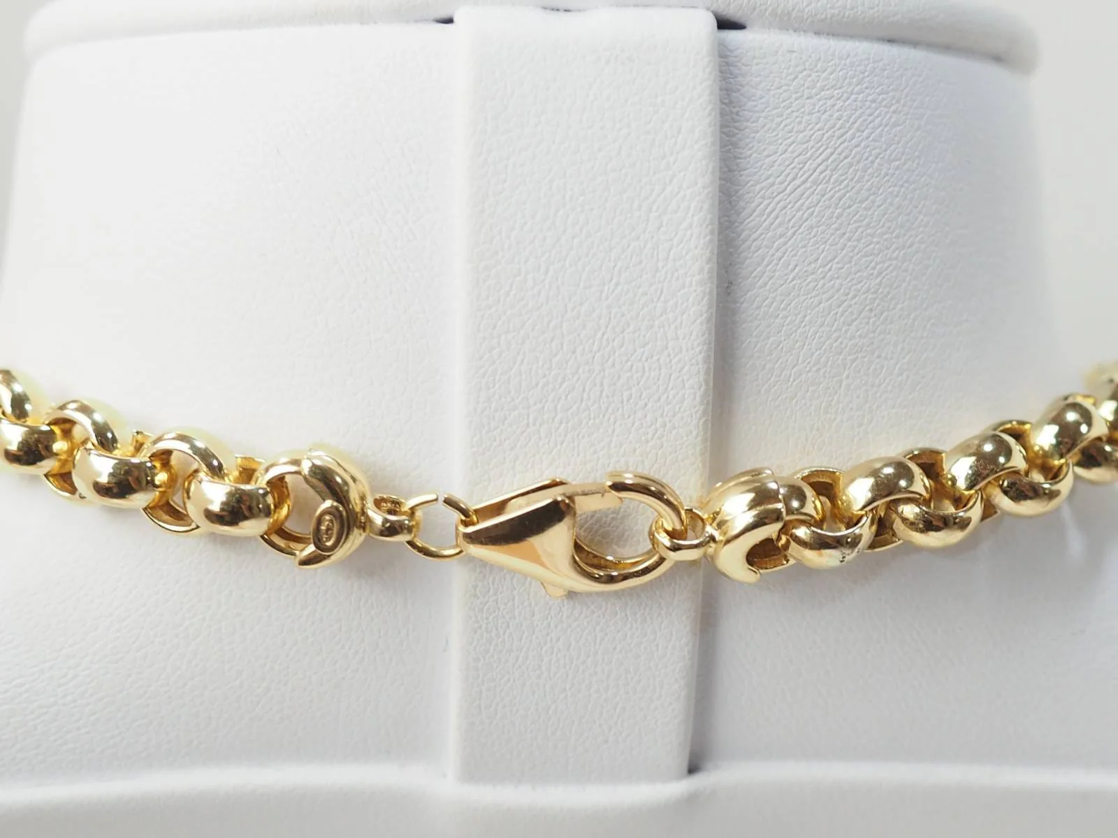 Necklace Link jaseron in 18K yellow gold  - Image 8