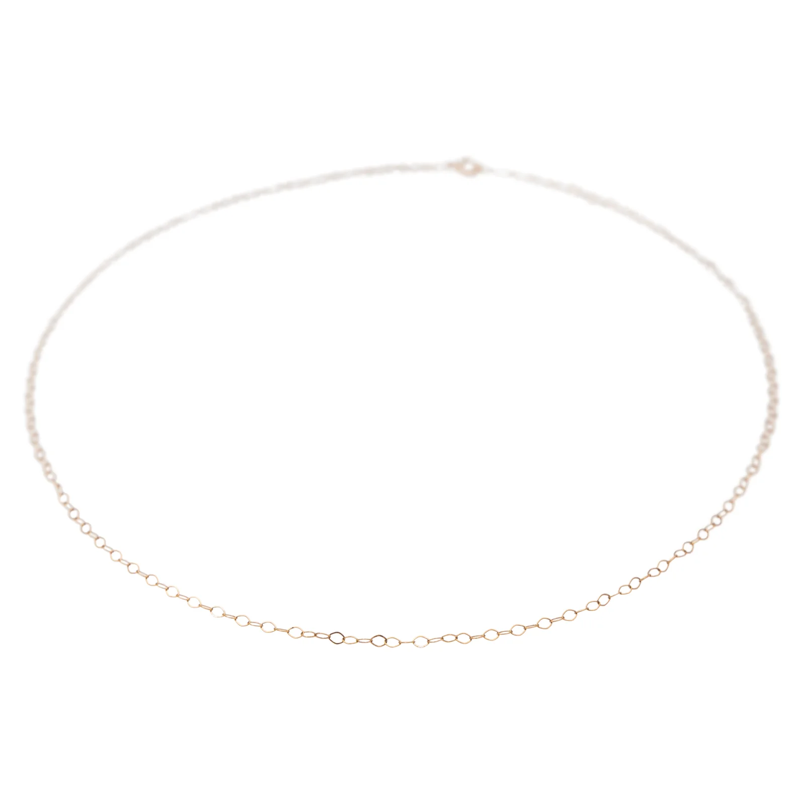 Link rose gold diamond-shaped necklace - Image 3