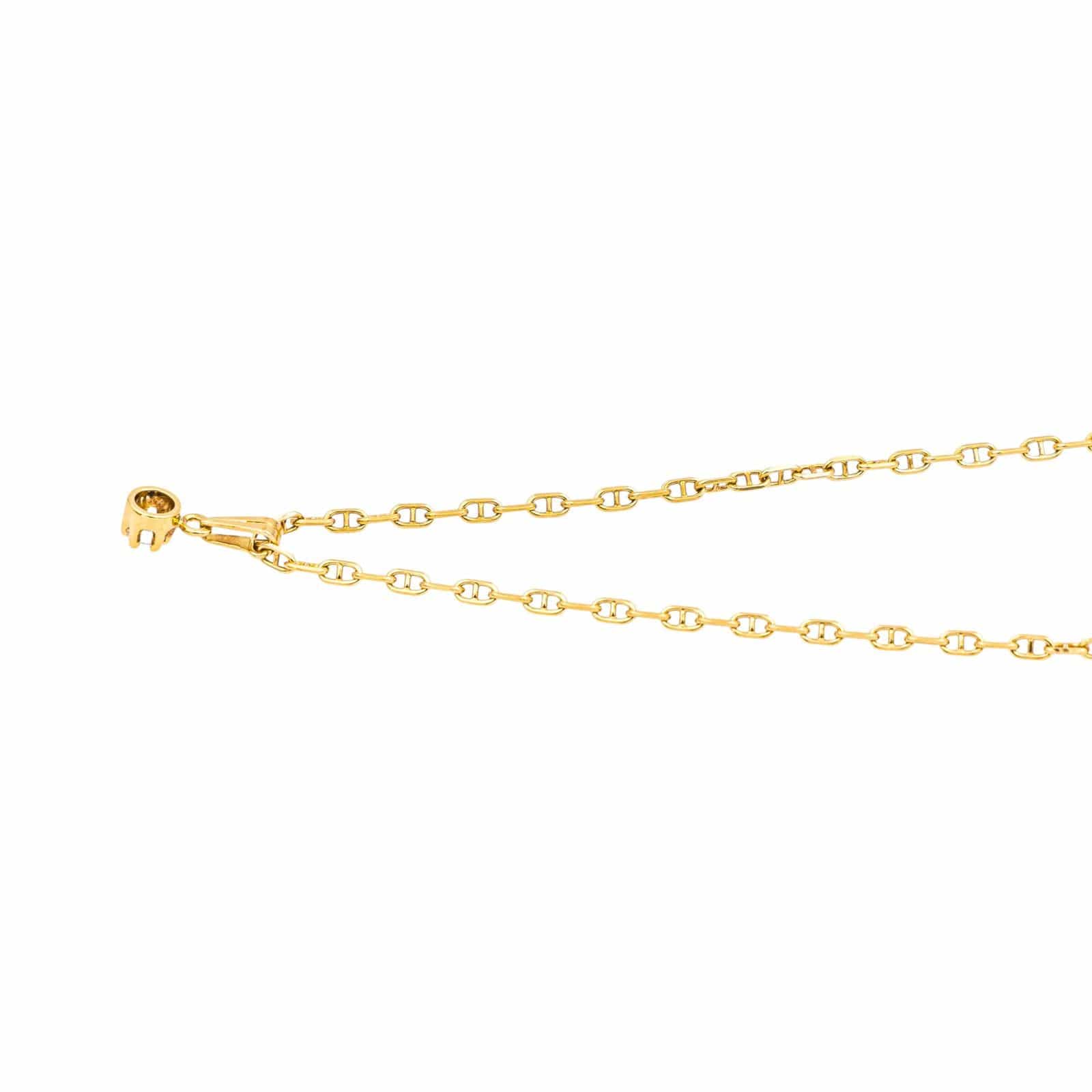 Necklace Link navy Yellow gold Diamond  - Image 5