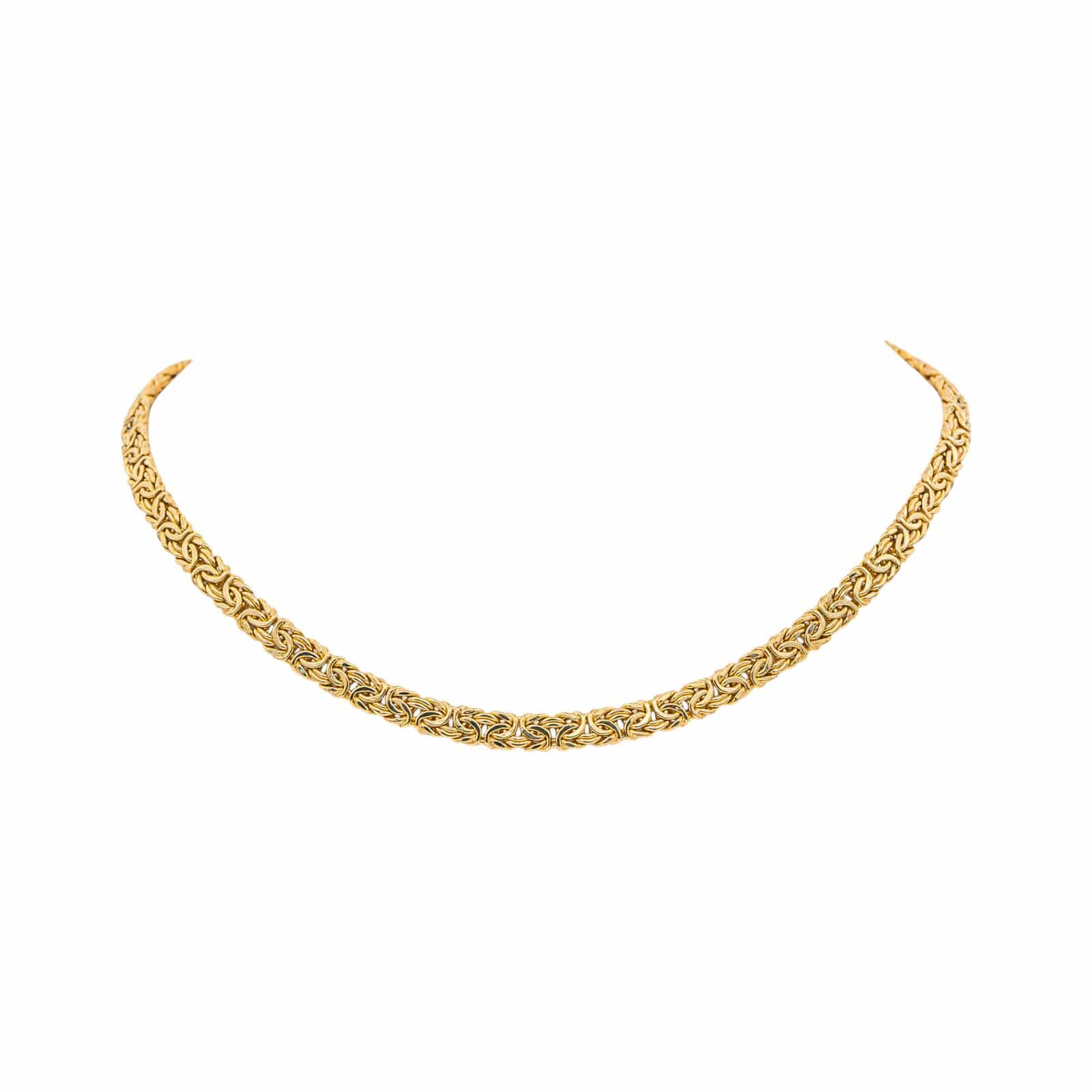 Royal necklace Link yellow gold 