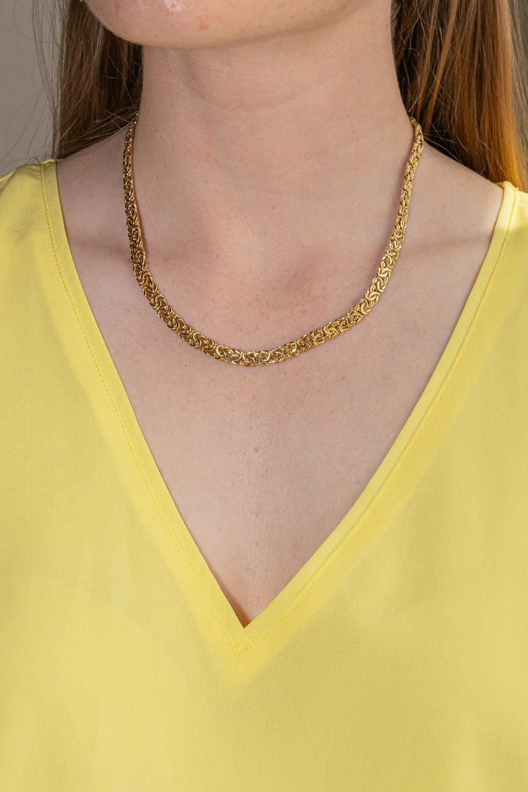 Royal necklace Link yellow gold  - Image 2