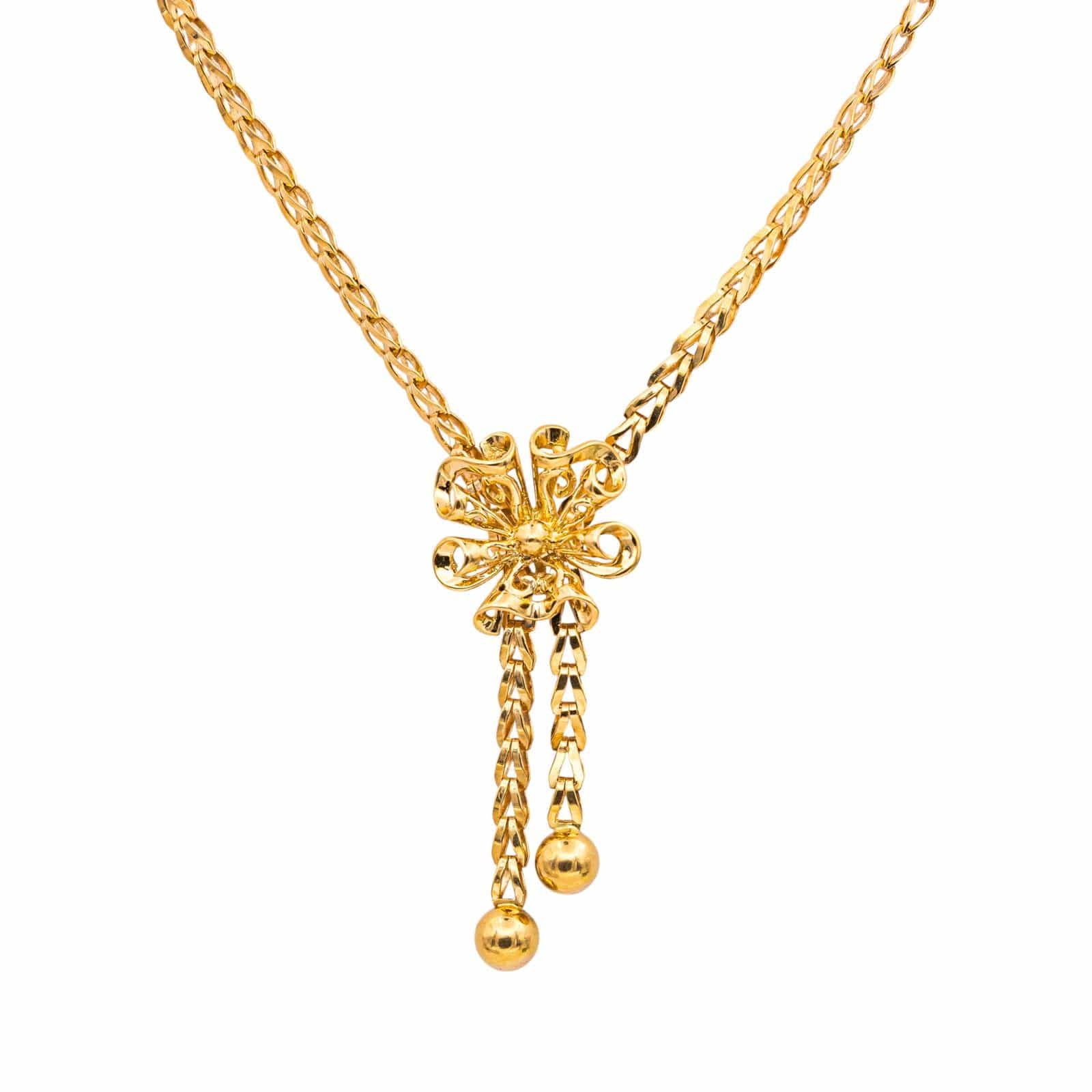 Yellow gold Negligé Necklace - Image 3