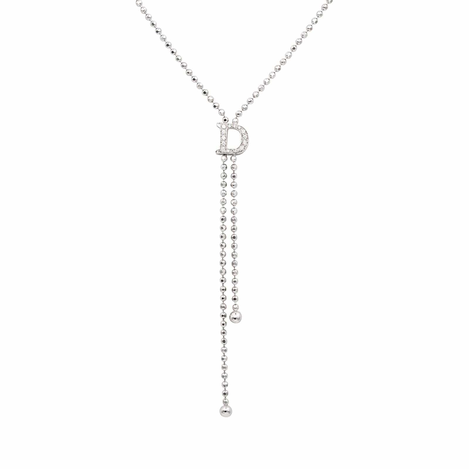 White gold diamond necklace - Image 5