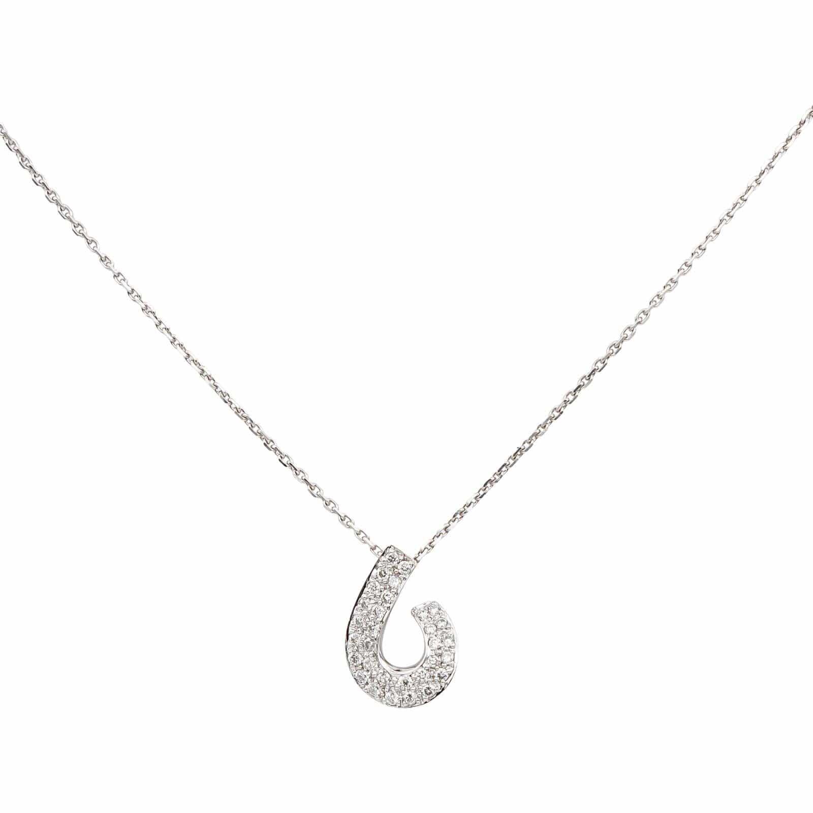 White gold diamond necklace - Image 5