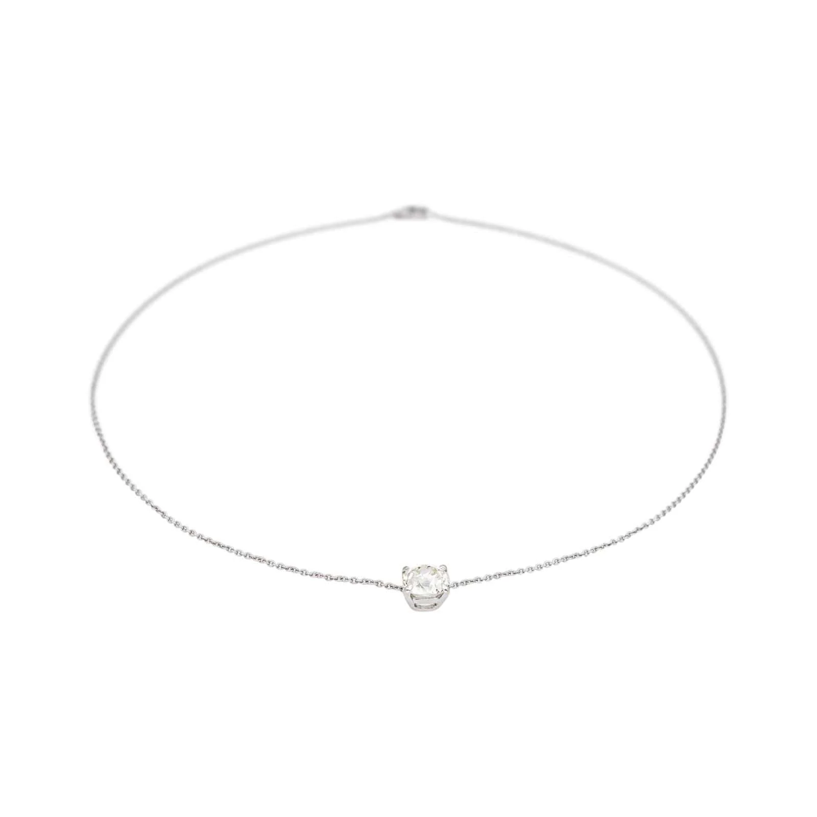 White gold diamond necklace - Image 4