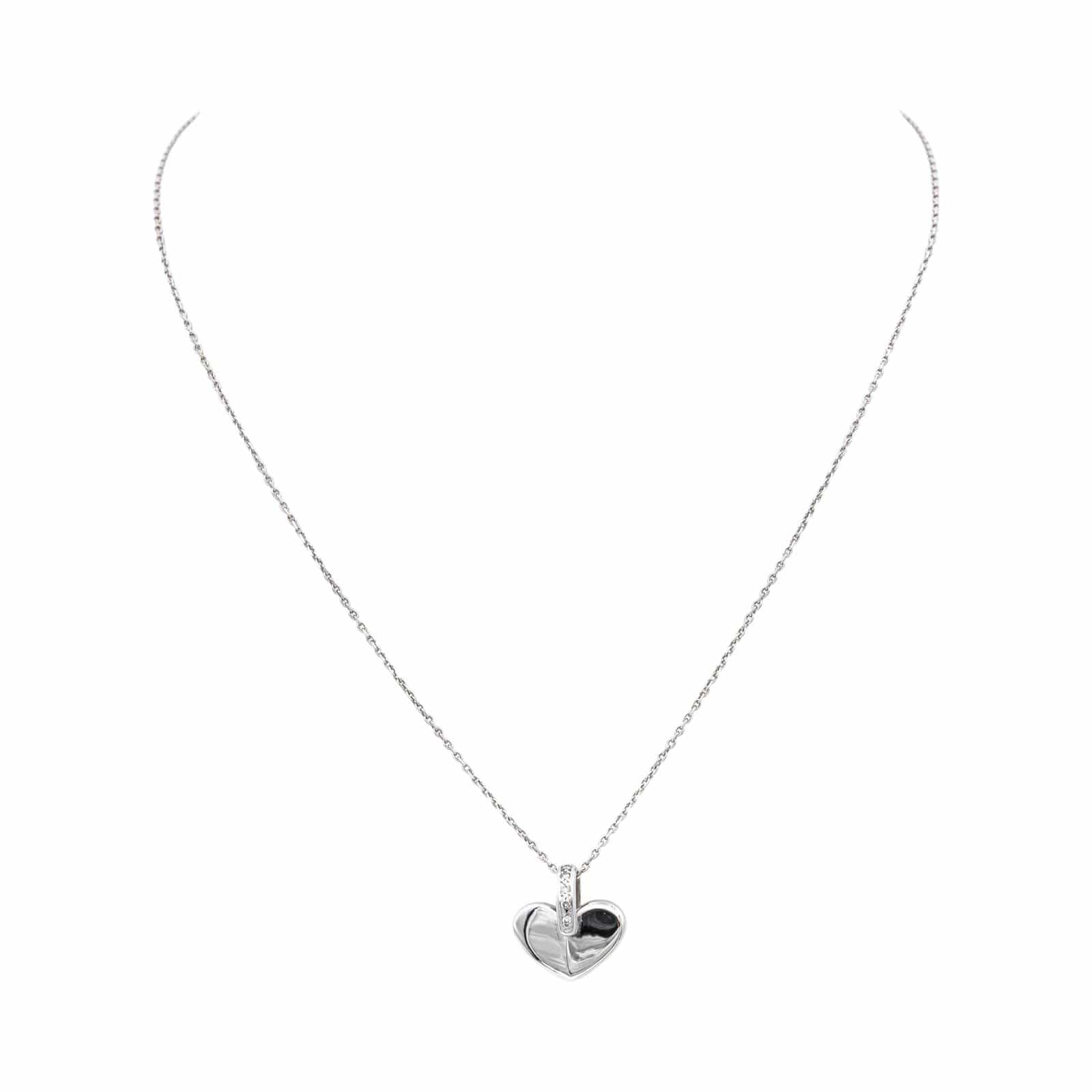 White gold diamond necklace  - Image 3