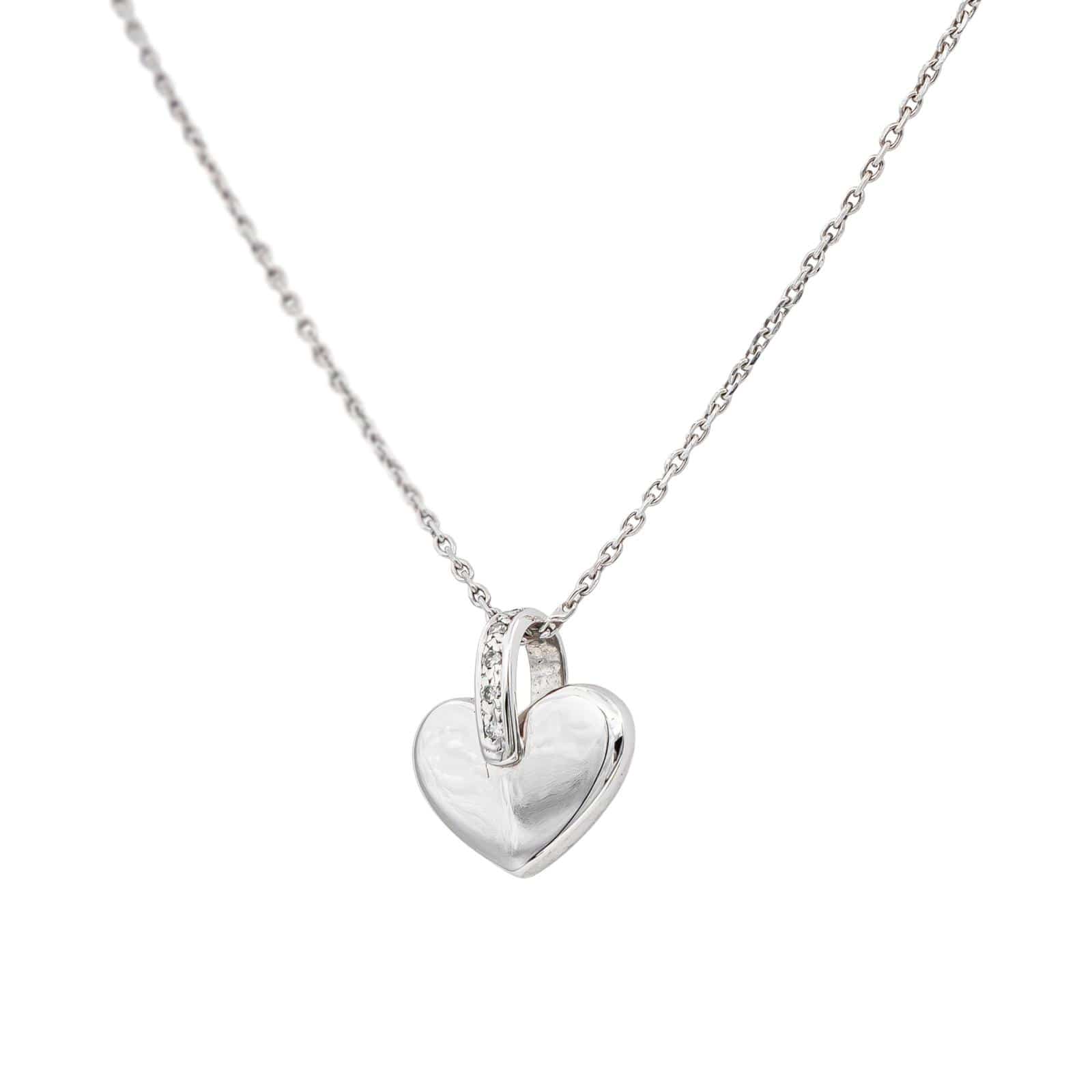 White gold diamond necklace  - Image 4