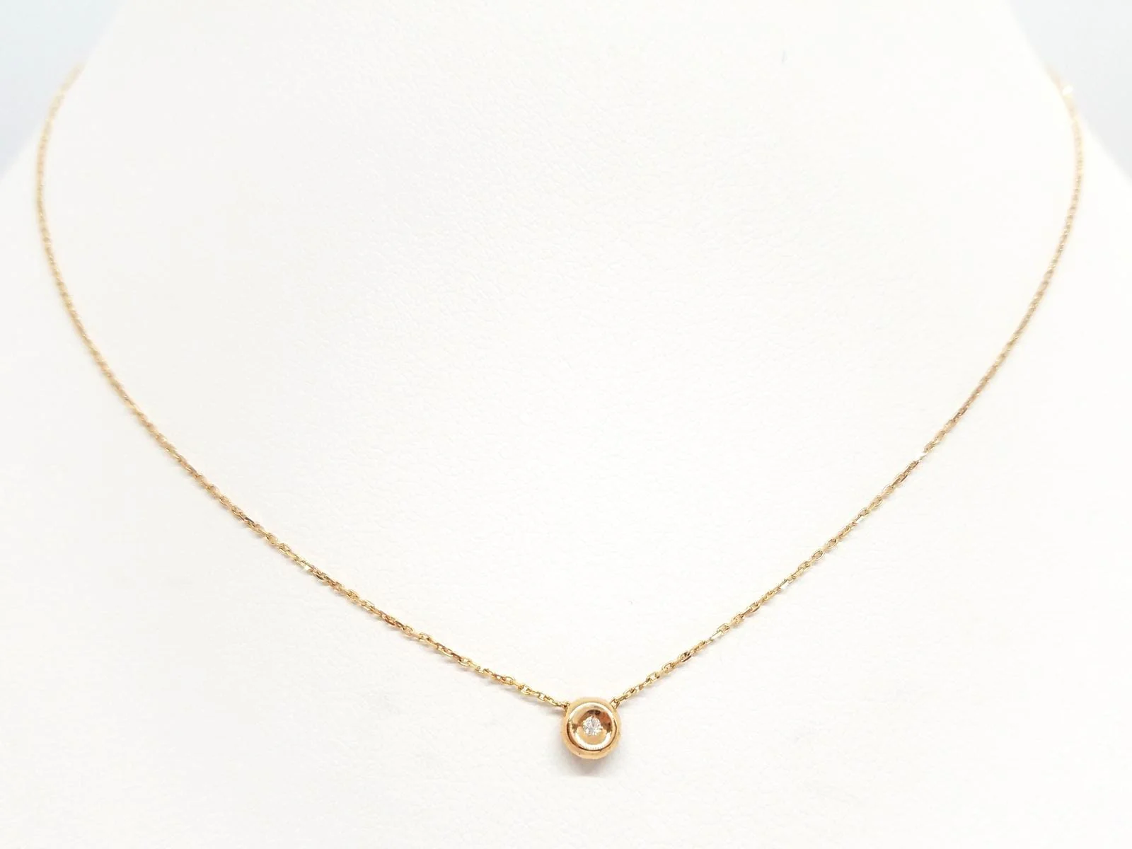 Rose Gold Diamond Necklace  - Image 2