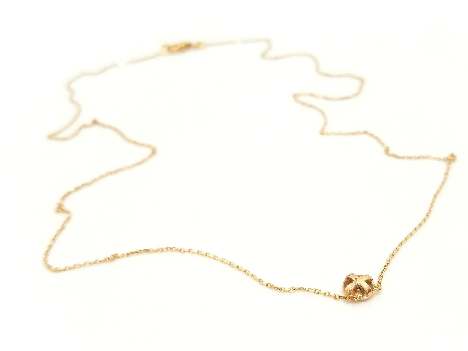 Rose Gold Diamond Necklace  - Image 5