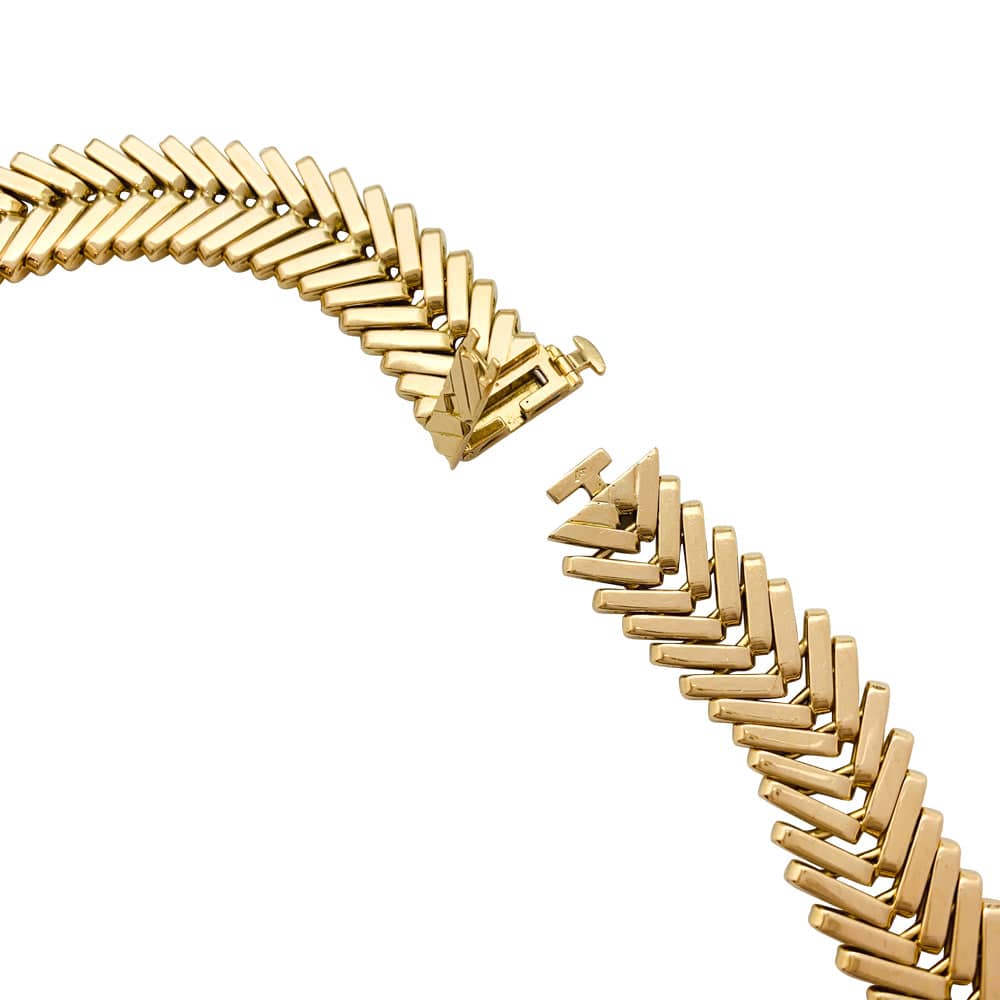 Van Cleef & Arpels necklace in yellow gold. - Image 3