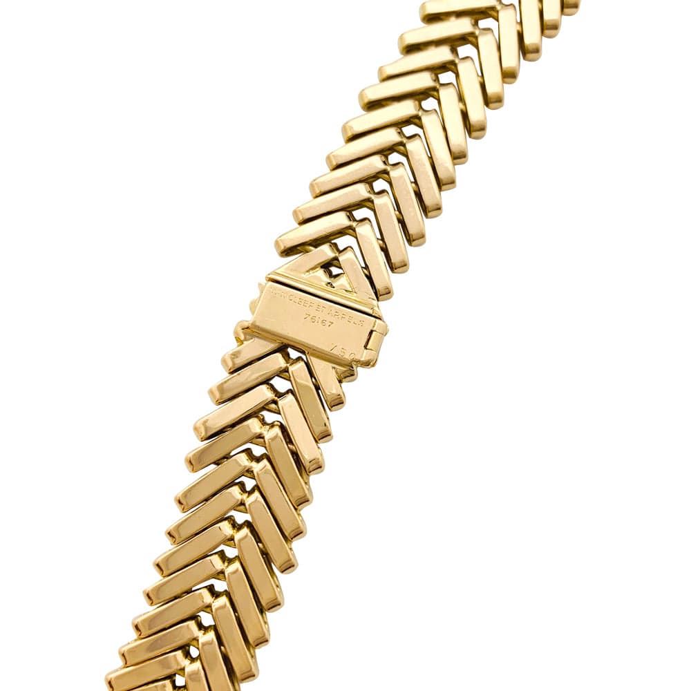 Van Cleef & Arpels necklace in yellow gold. - Image 5