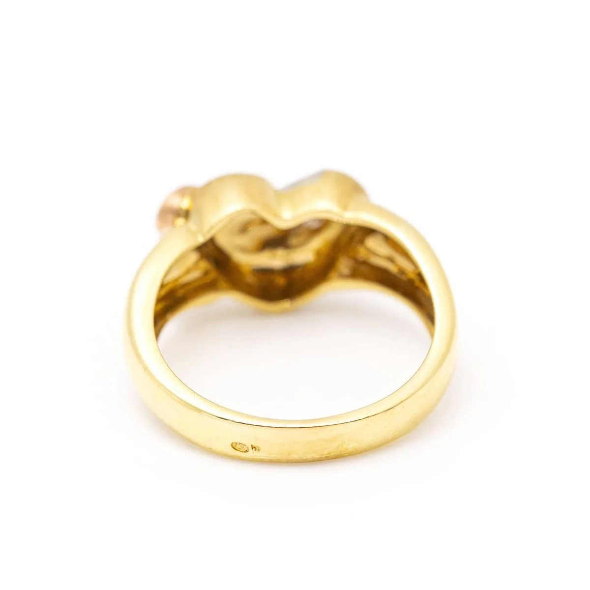COR - 18 ct gold ring with diamonds  - Image 5
