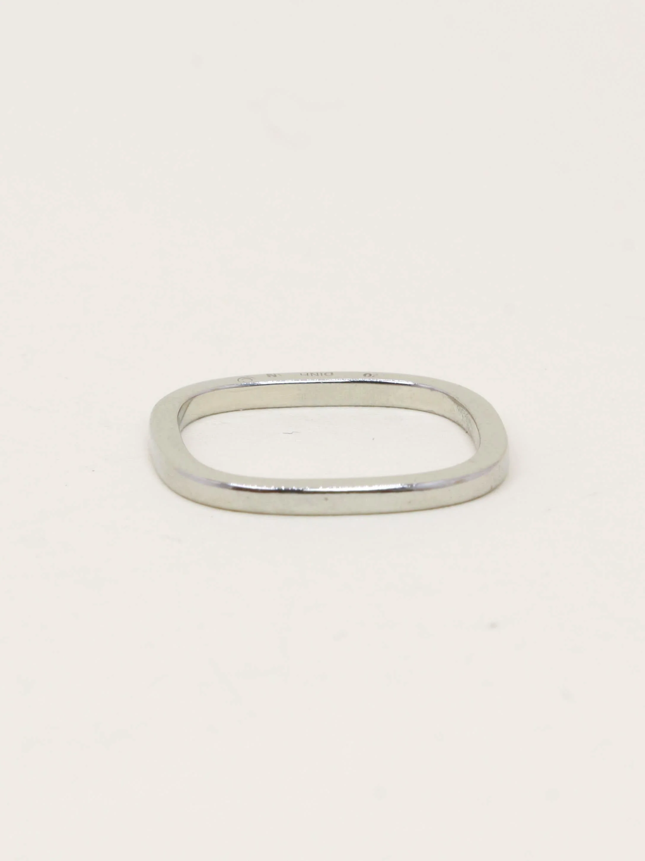 DINH VAN Wedding band square yellow gold or white gold  - Image 4
