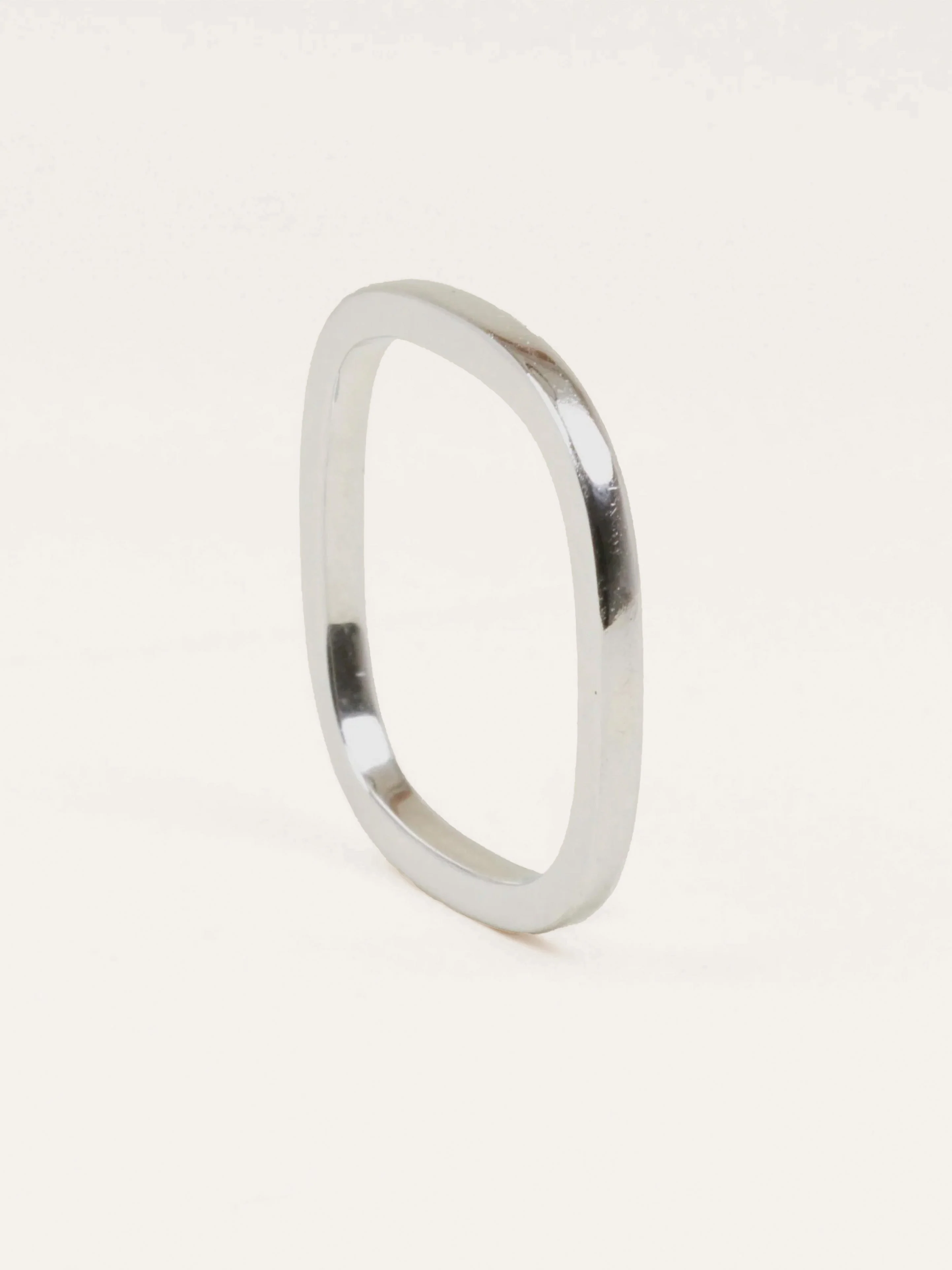 DINH VAN Wedding band square yellow gold or white gold  - Image 7