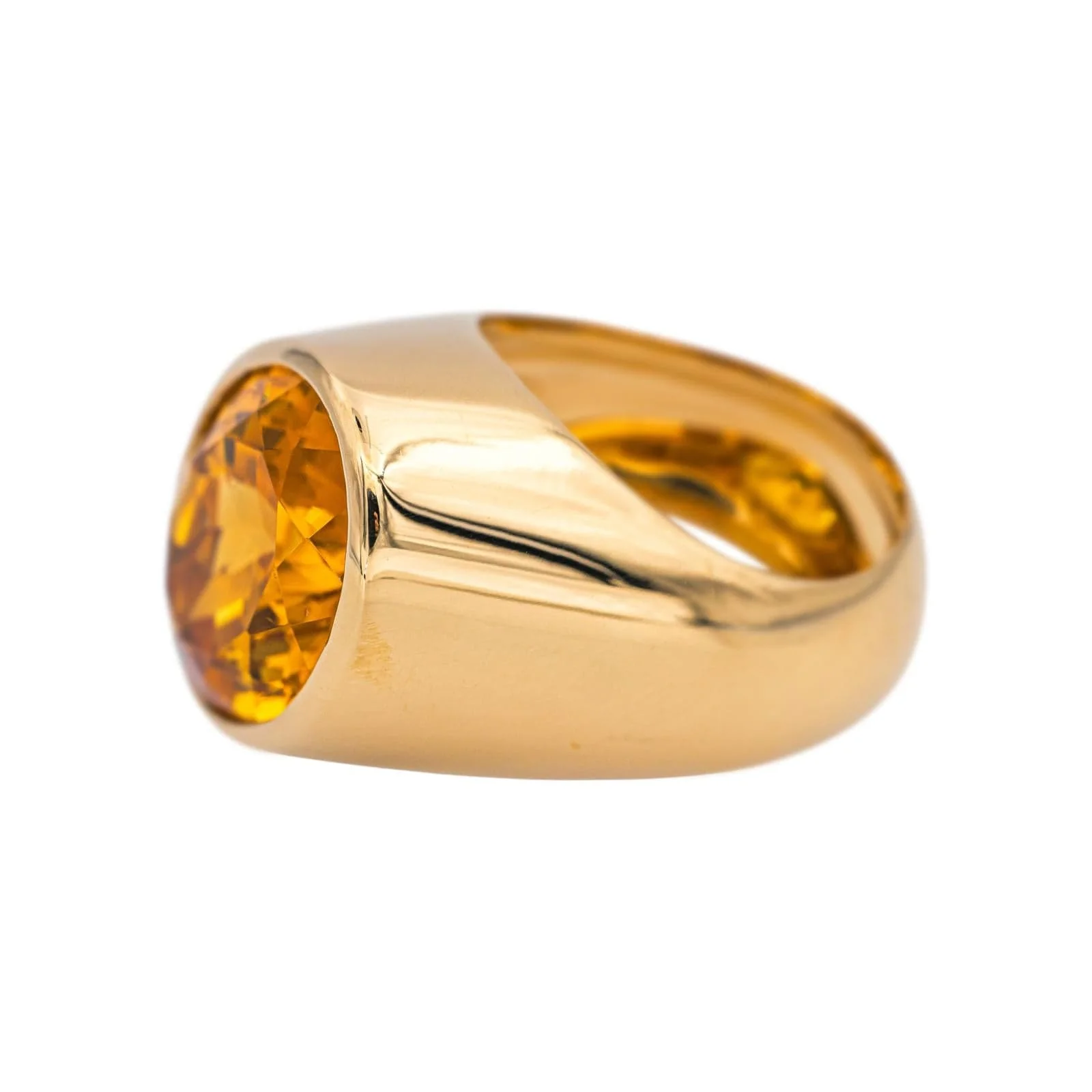 Dinh Van Yellow gold Citrine ring  - Image 5