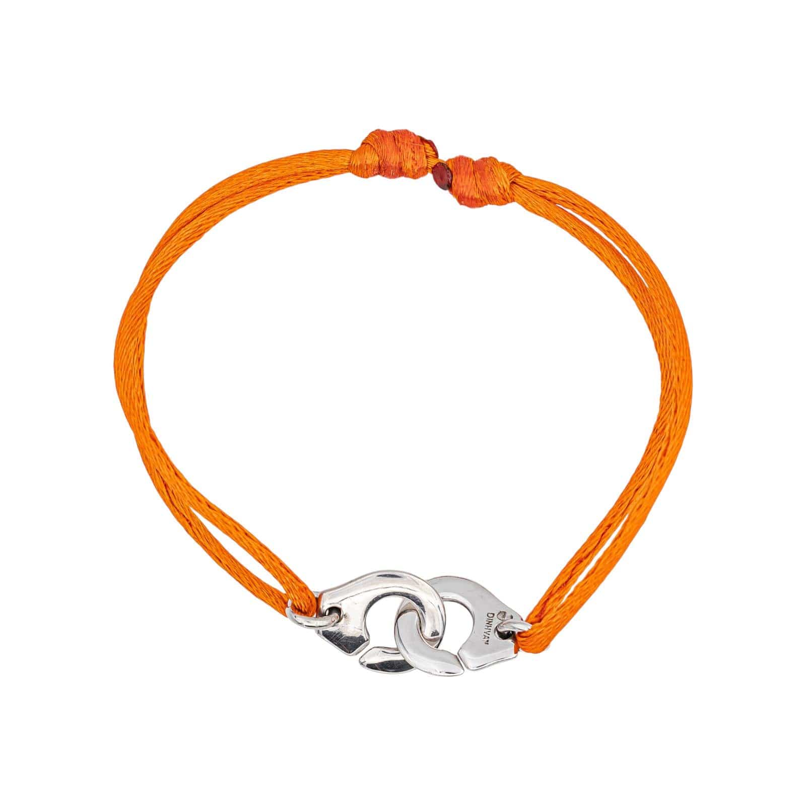 Dinh Van Cord Bracelet Menottes silver 