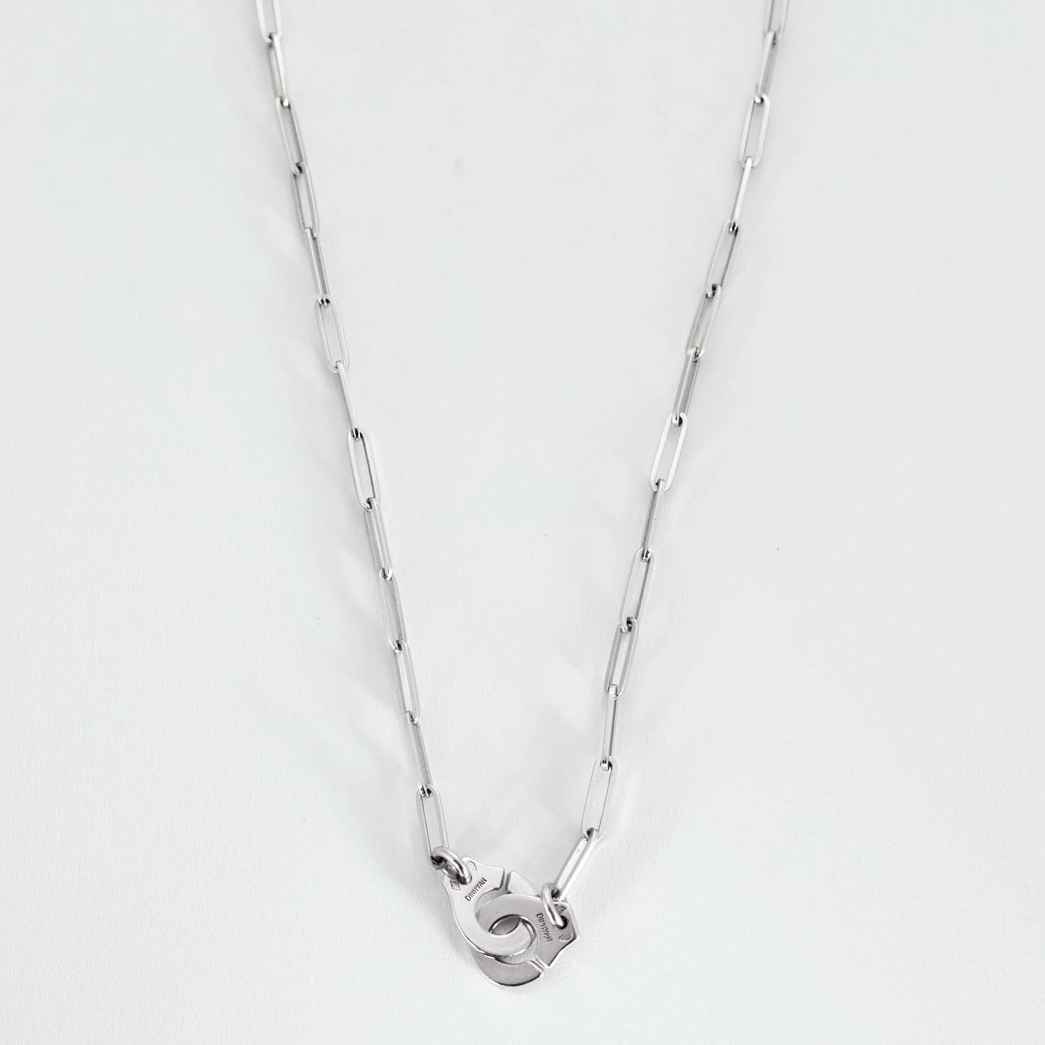 DINH VAN- HANDCUFFS- White gold necklace