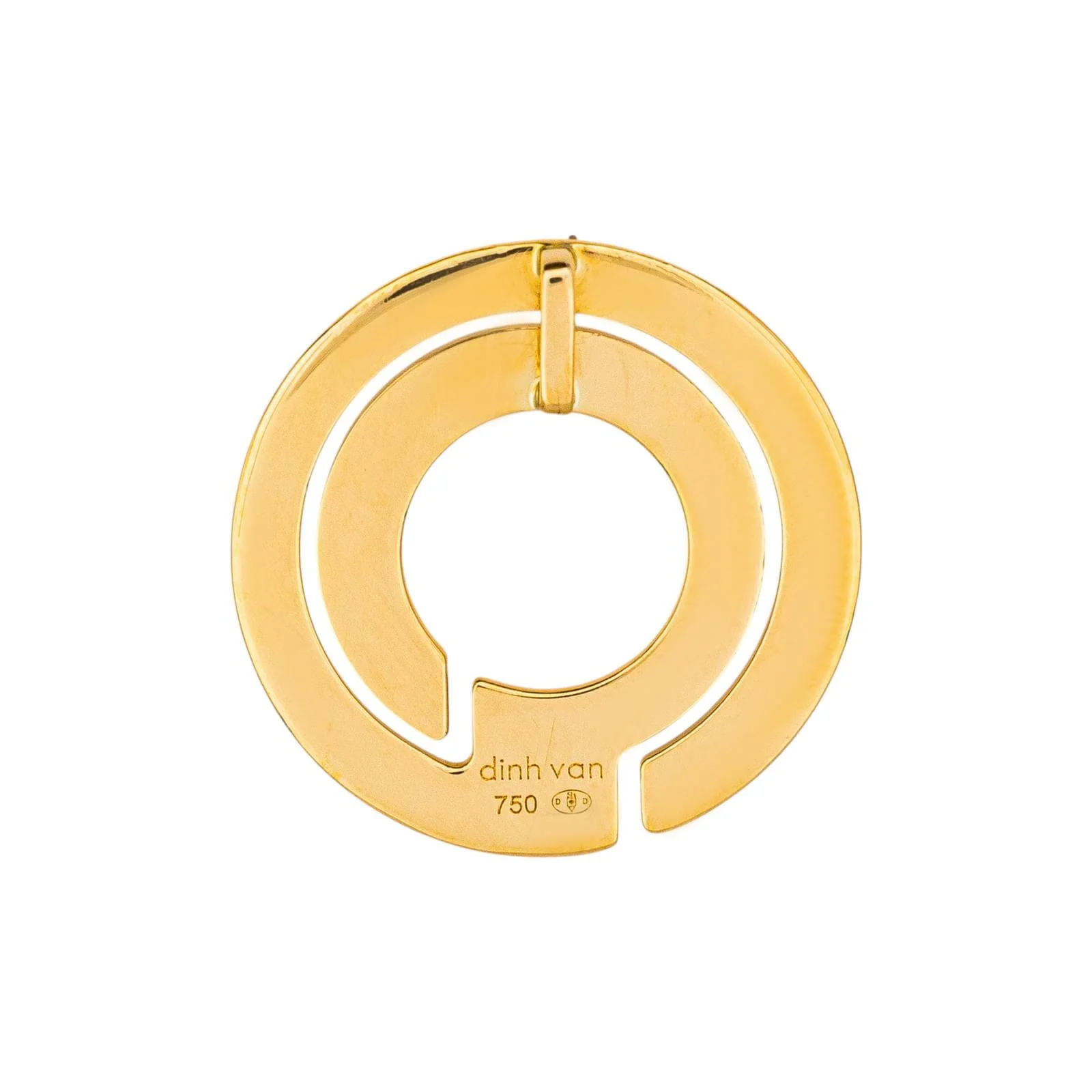 Dinh Van Pendant Seventies Yellow gold  - Image 4