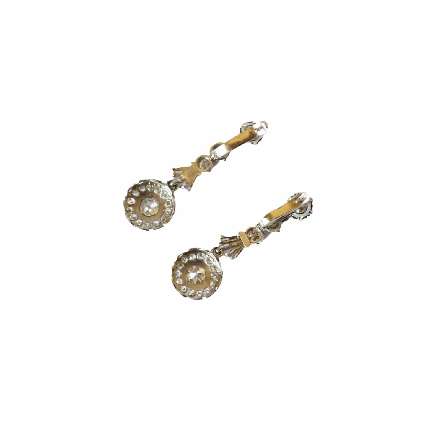 earrings in platinum with diamonds - Image 5