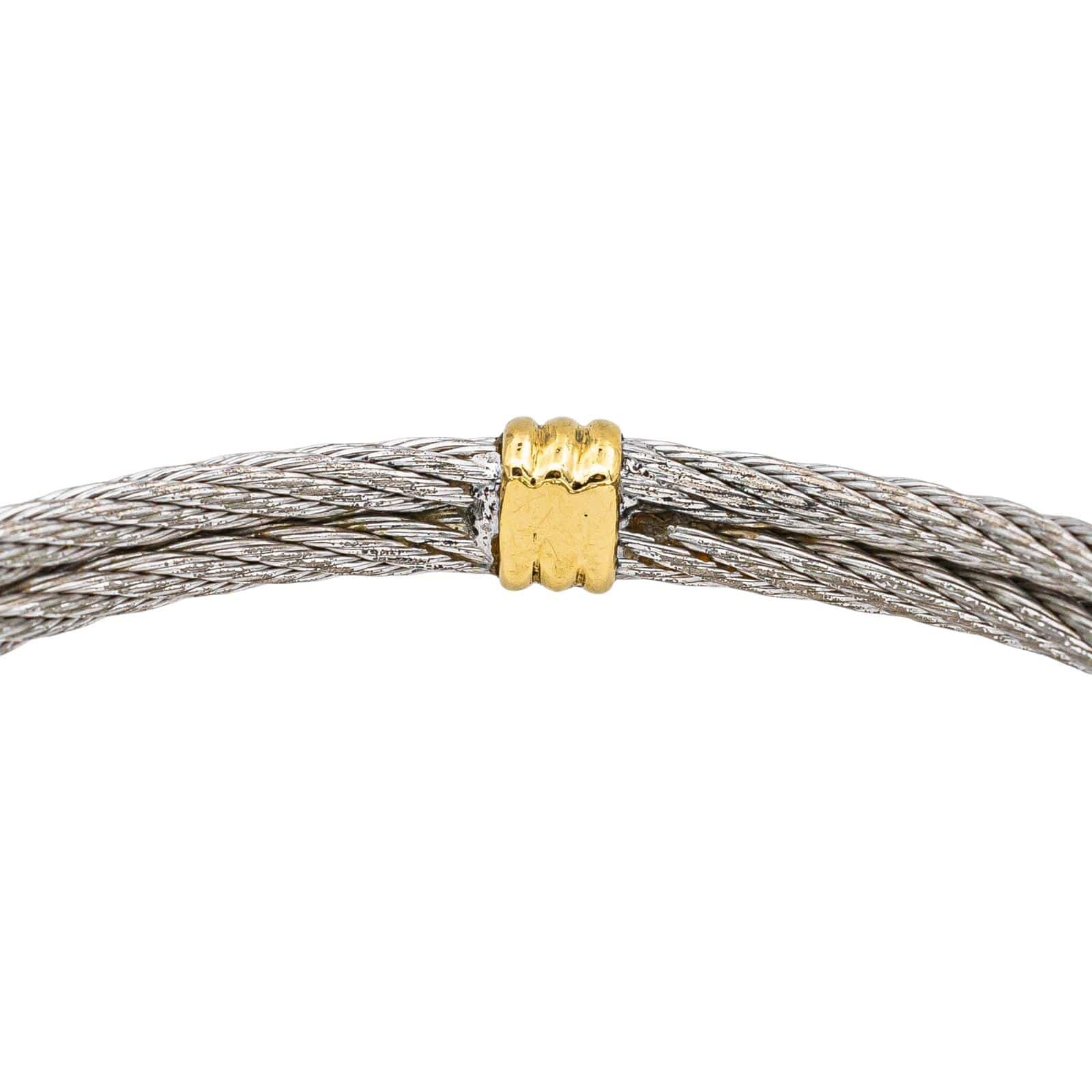 Fred  Bracelet  Force 10 Yellow gold, Steel  - Image 5