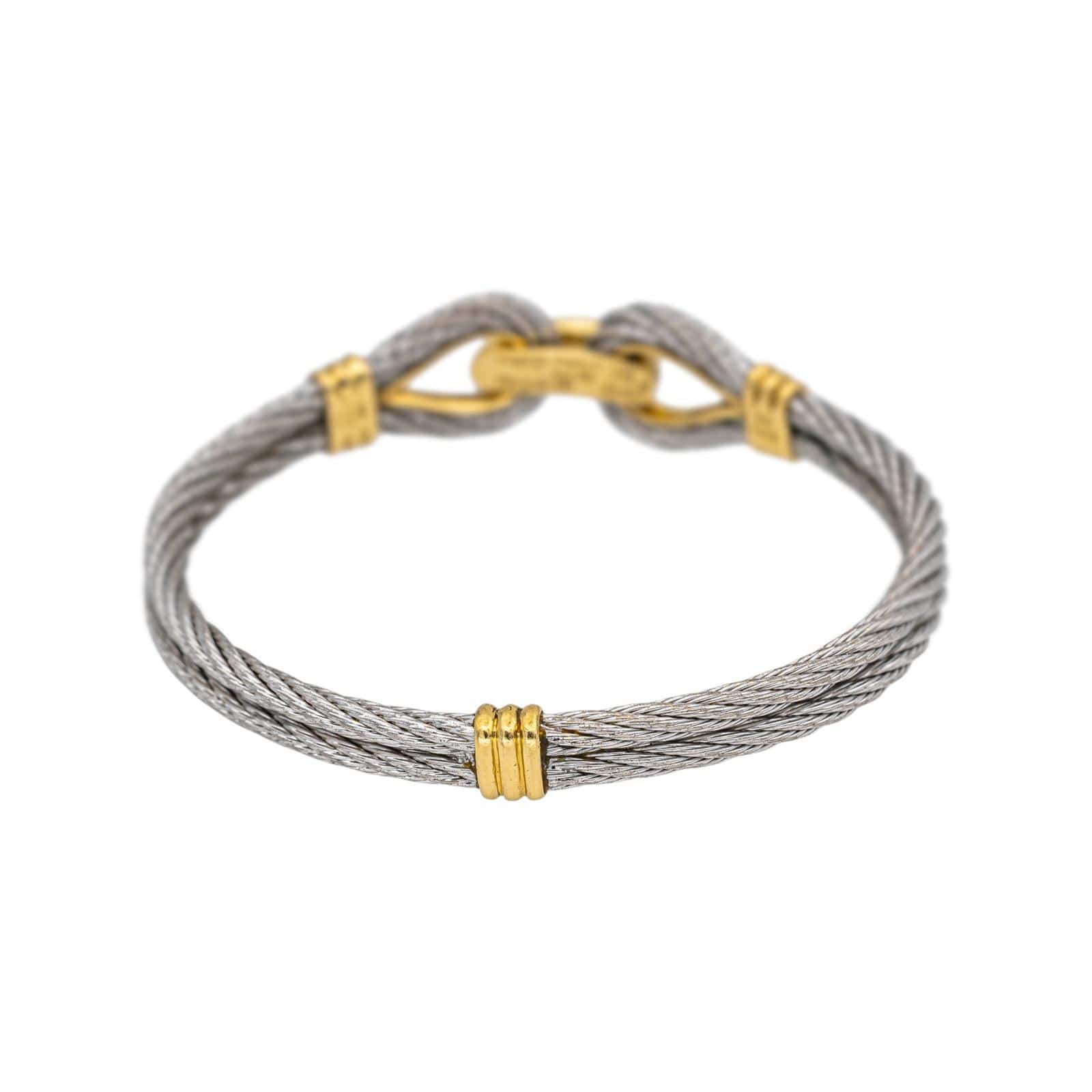 Fred  Bracelet  Force 10 Yellow gold, Steel  - Image 6