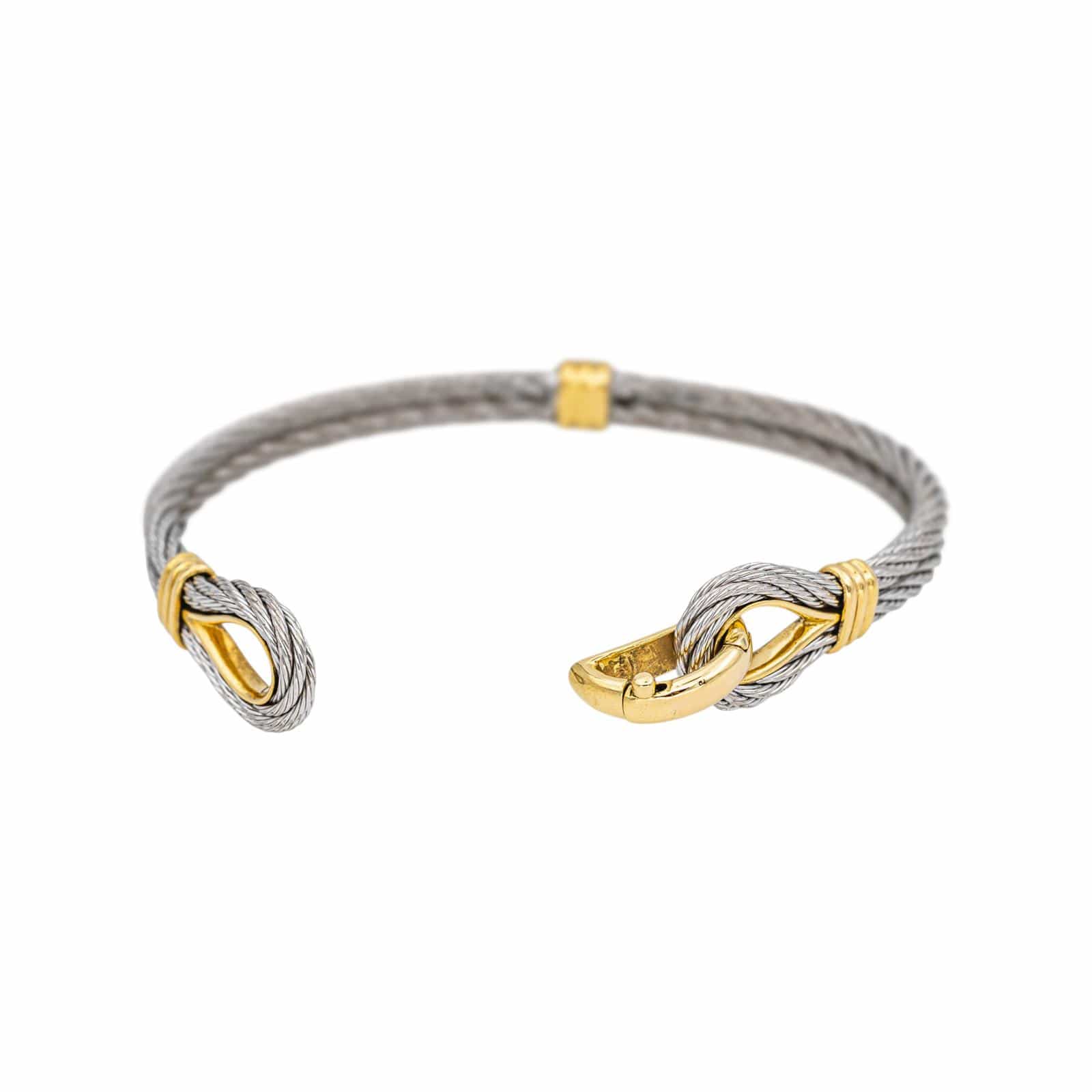 Fred  Bracelet  Force 10 Yellow gold, Steel  - Image 7