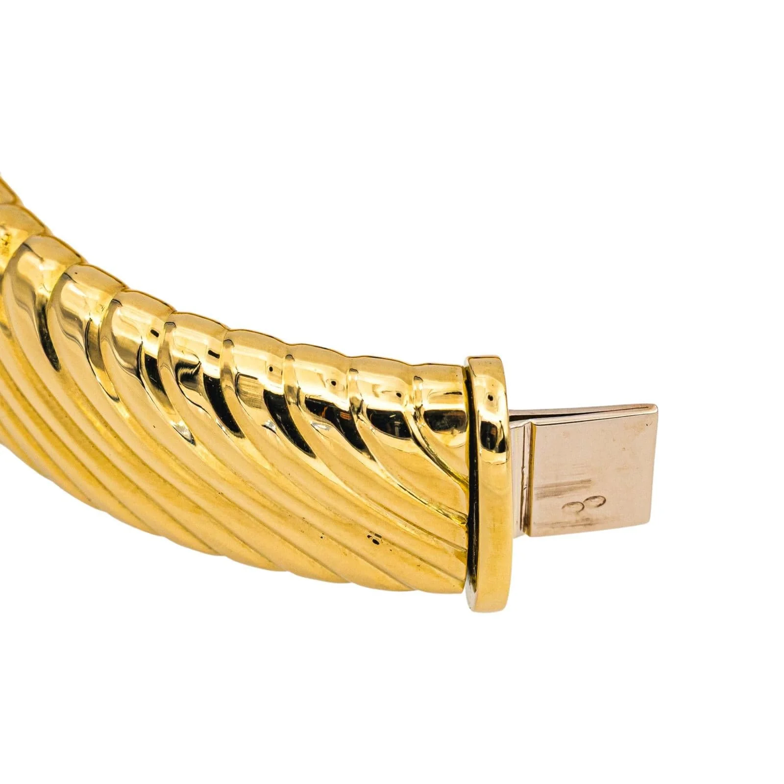 Fred Yellow Gold Bangle Bracelet  - Image 8