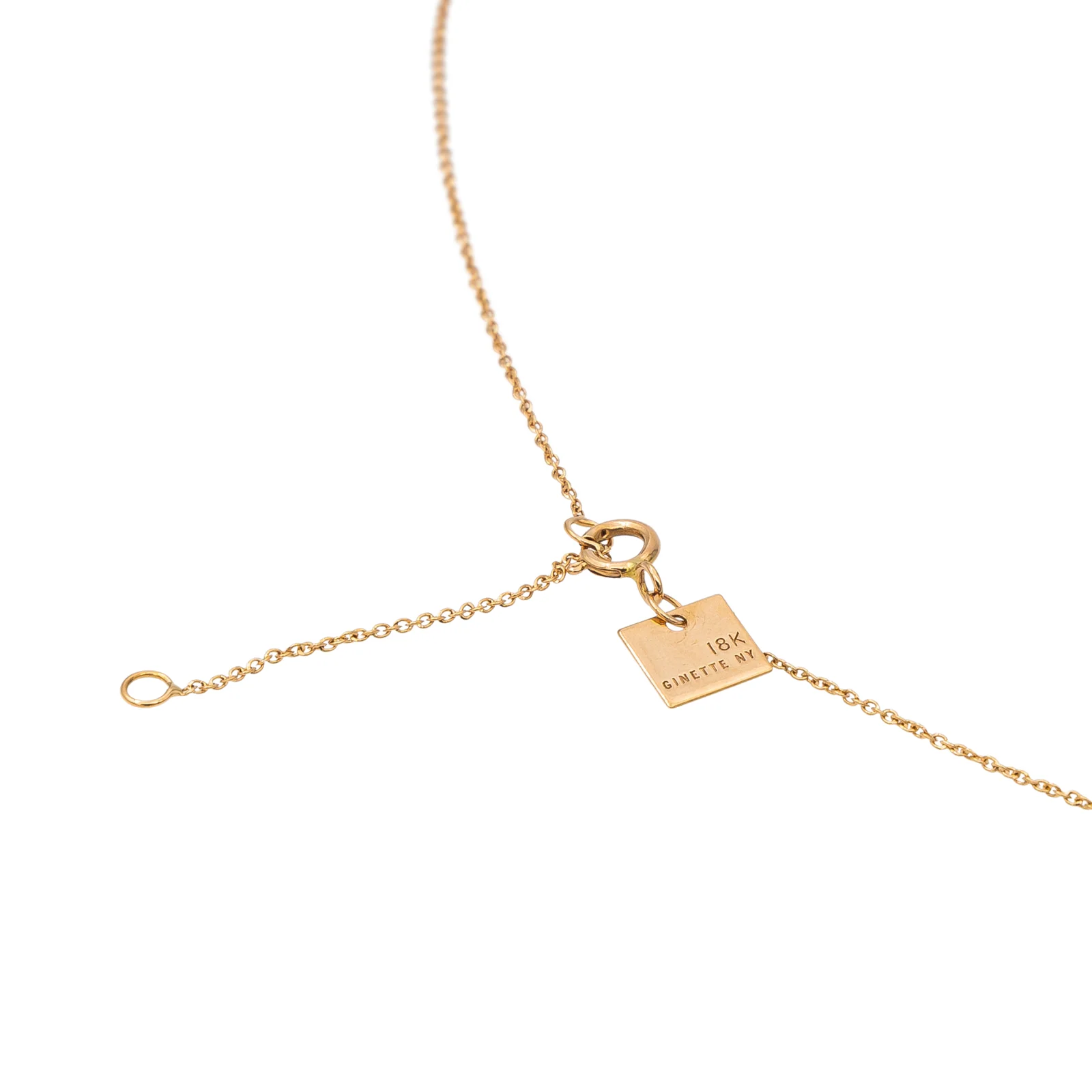 Ginette NY Bow Pendant Necklace Rose Gold  - Image 4