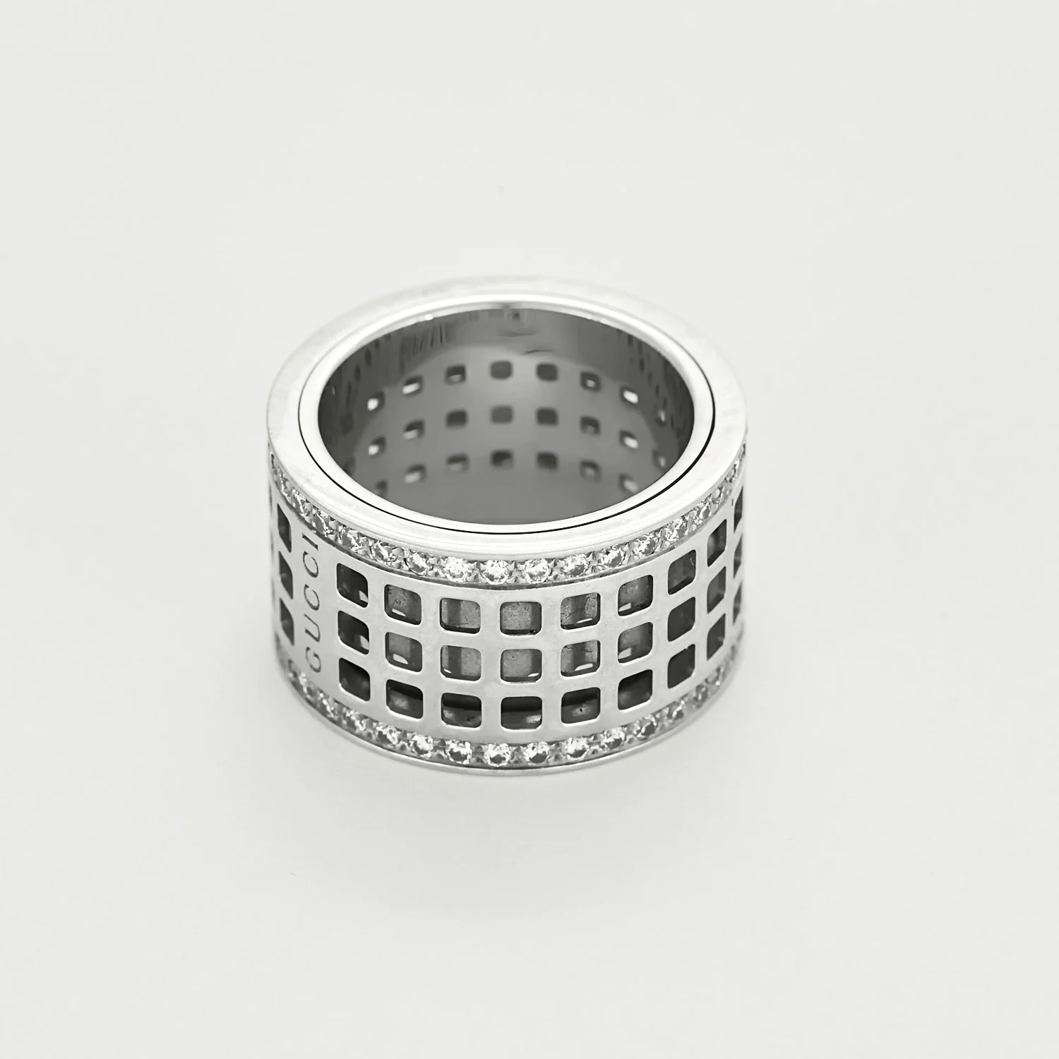 GUCCI - Scroll - Large - Ring in white gold and diamonds  - Image 4