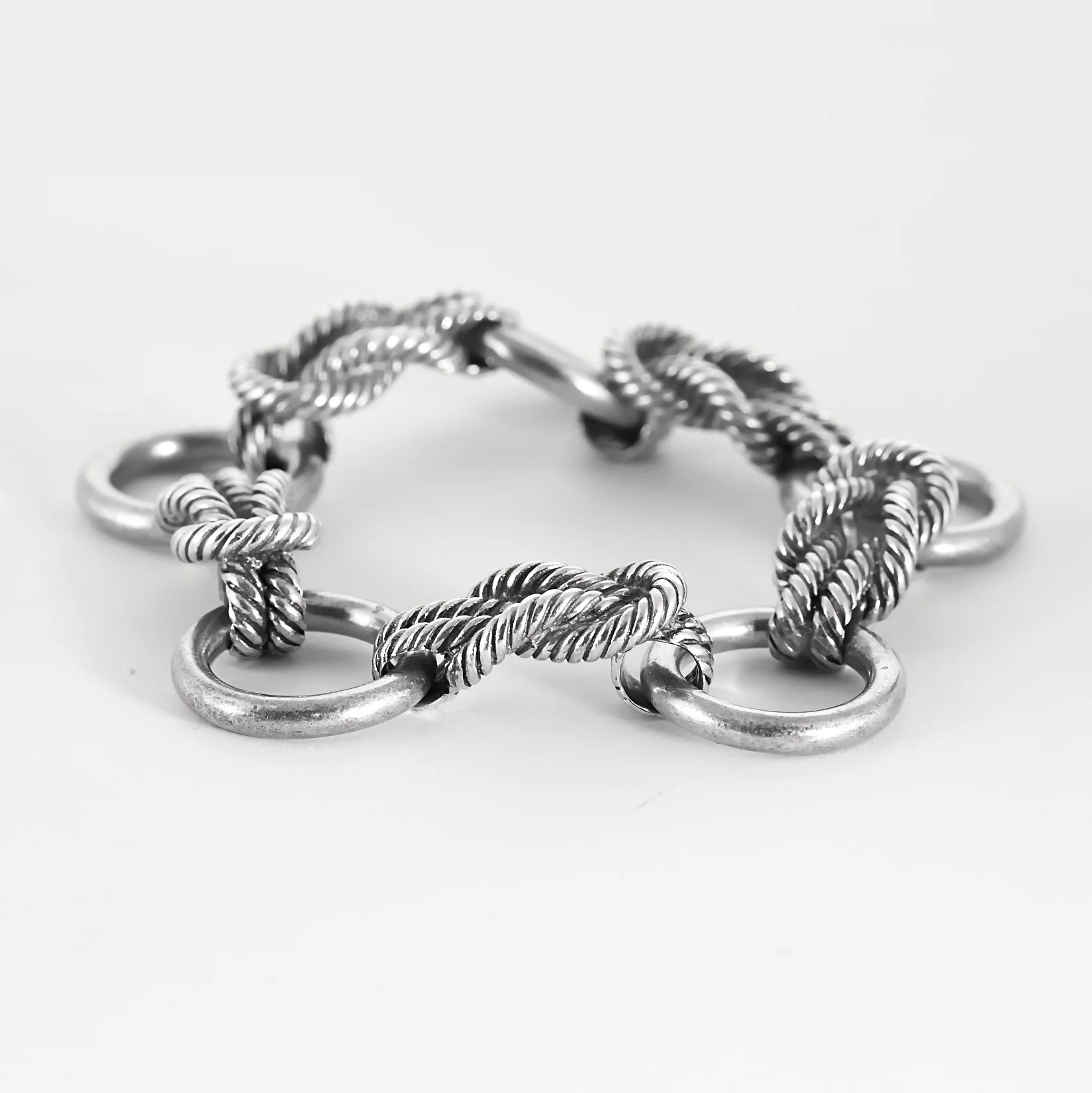 Hermès Audierne - Bracelet in silver. Vintage  - Image 3