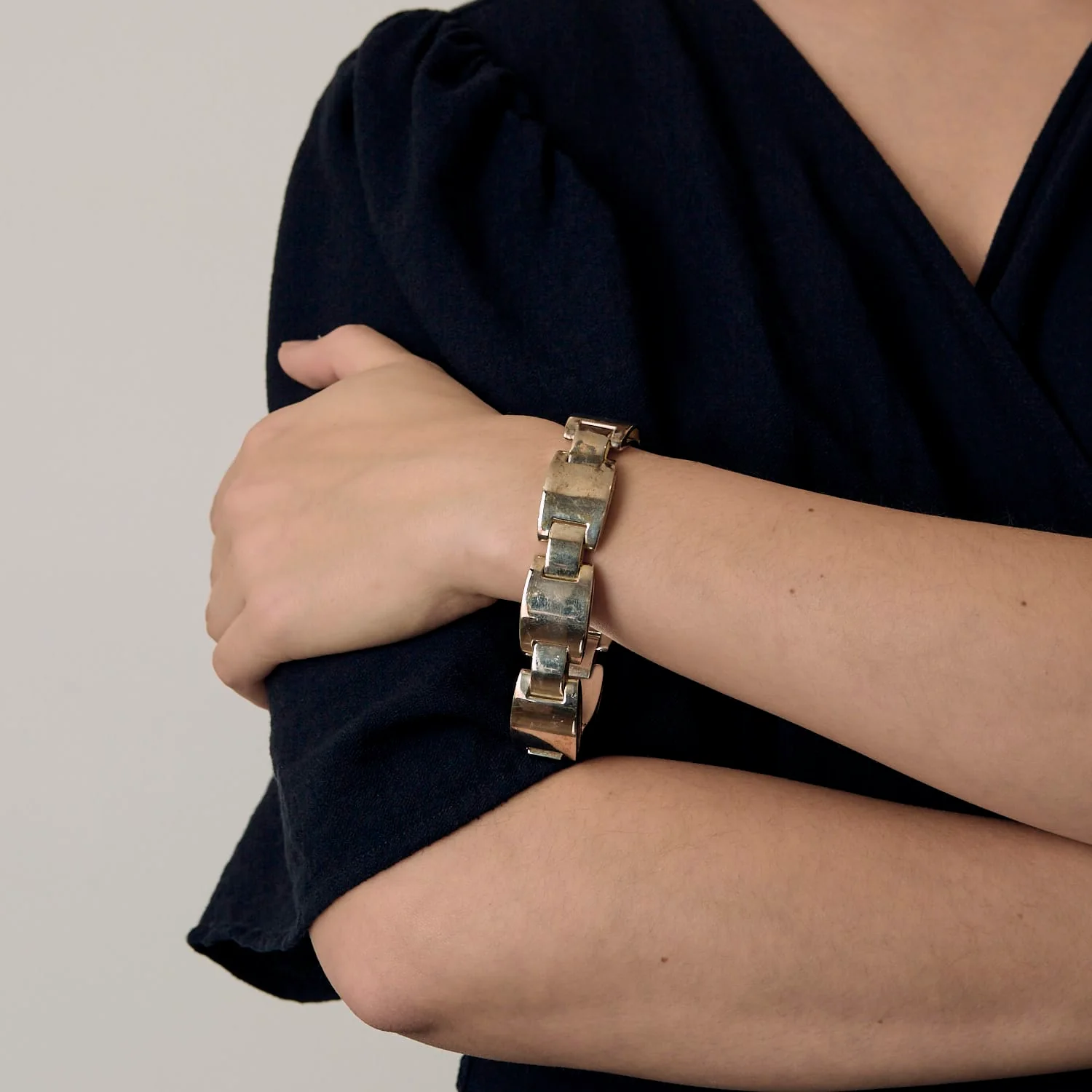 Hermès - Articulated bracelet in silver  - Image 2