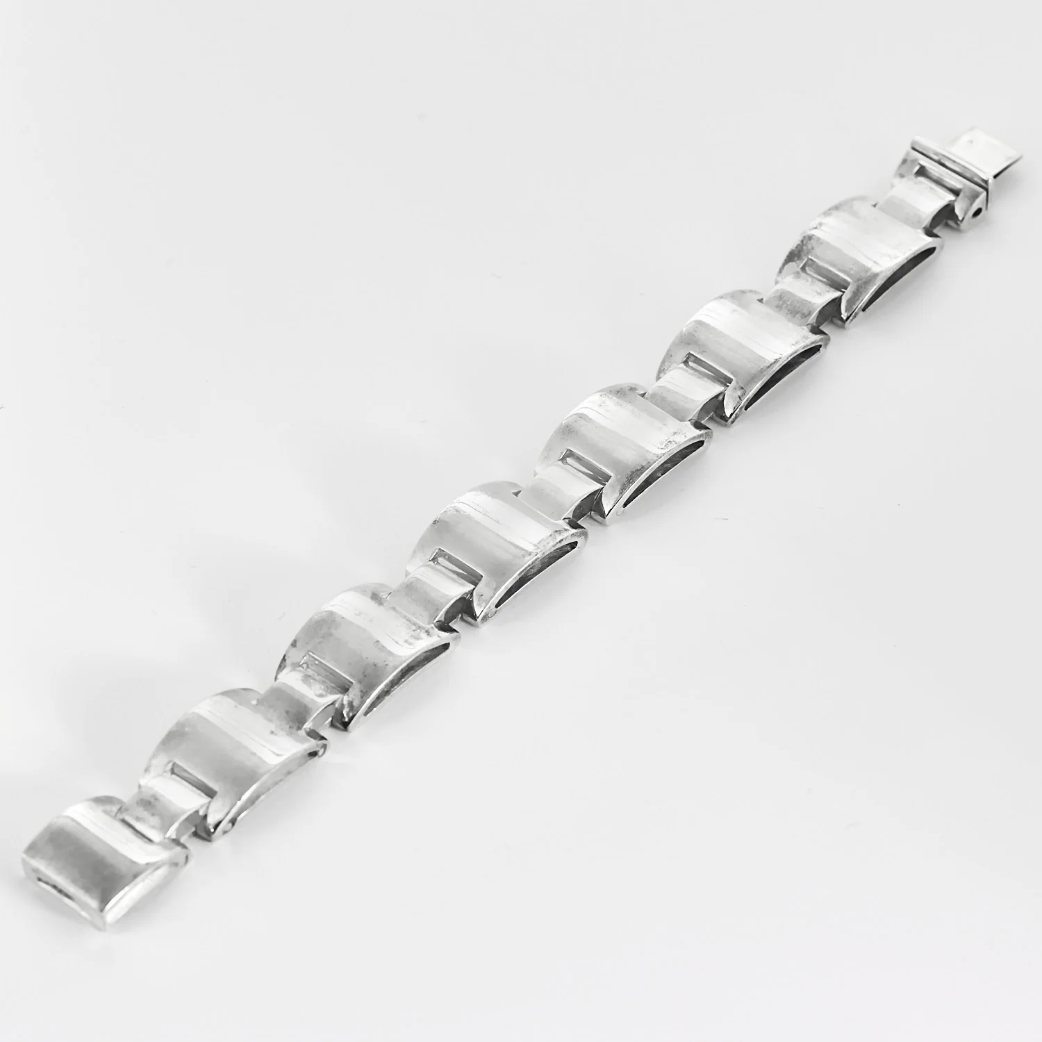 Hermès - Articulated bracelet in silver  - Image 4