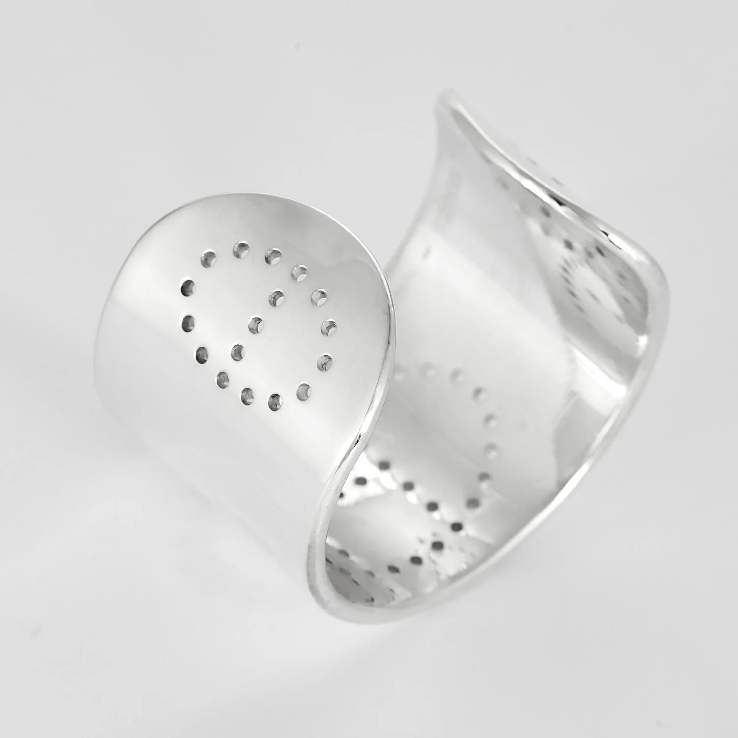 HERMES - KELLY - Cuff bracelet in silver  - Image 5