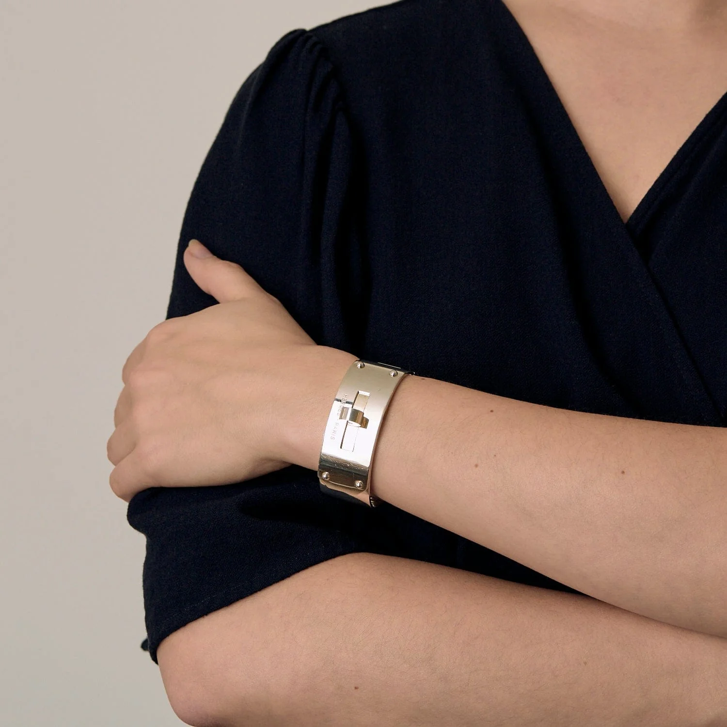 HERMÈS - Kelly - Bracelet in silver  - Image 2